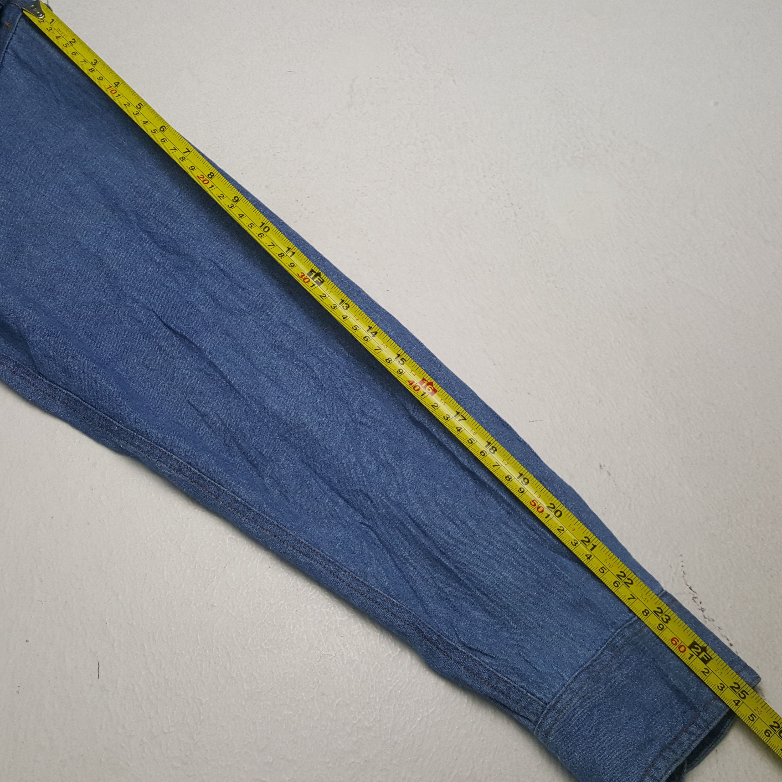 Dior × Stone Island Vintage STONE ISLAND Western Denim Style Polos 31 Size US L / EU 52-54 / 3 - 6 Thumbnail
