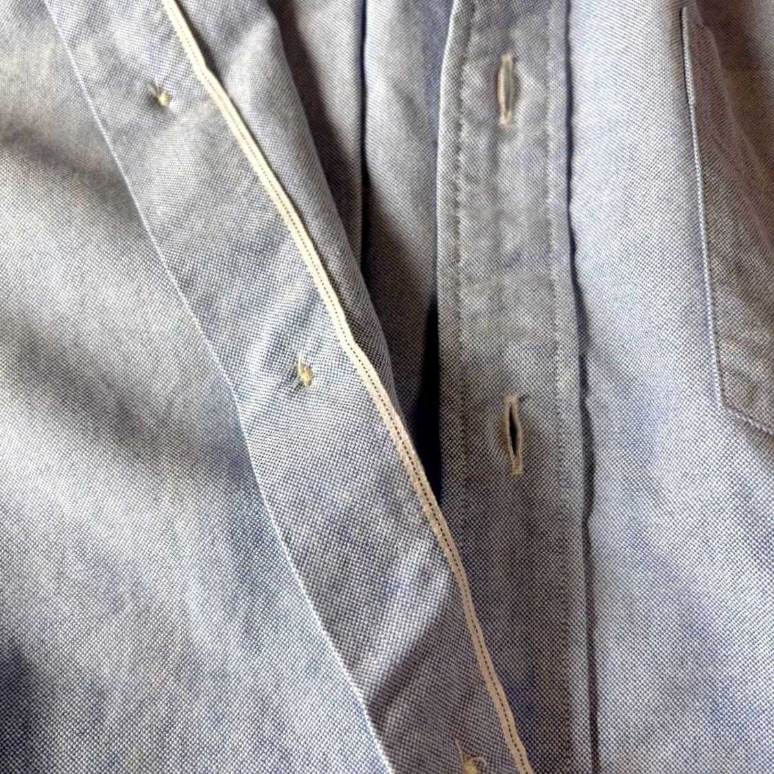 Ralph Lauren RRL RALPH LAUREN Button-Up Shirt Men's Selvedge Oxford Blue Size S For Business Casual Workwear Size US S / EU 44-46 / 1 - 6 Thumbnail