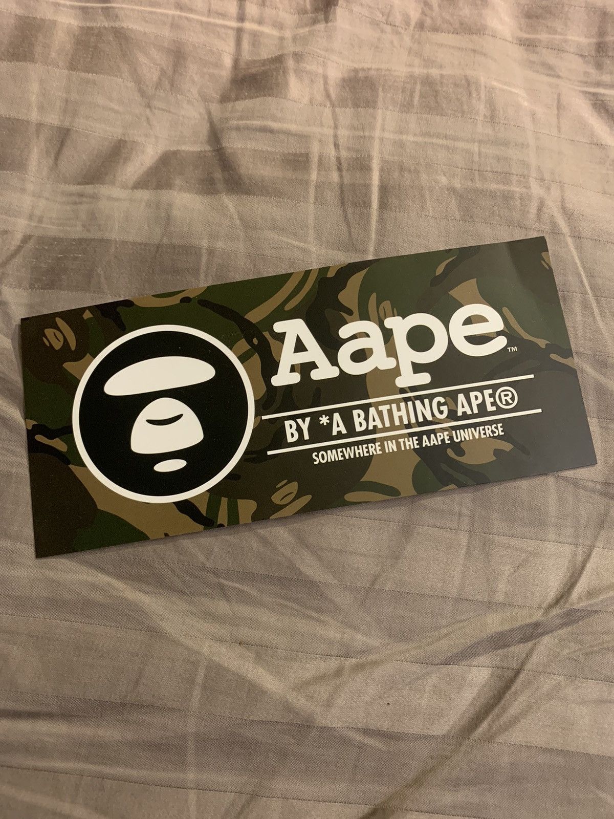 Aape AAPE By Bathing Ape Shop Sticker Size ONE SIZE - 1 Thumbnail