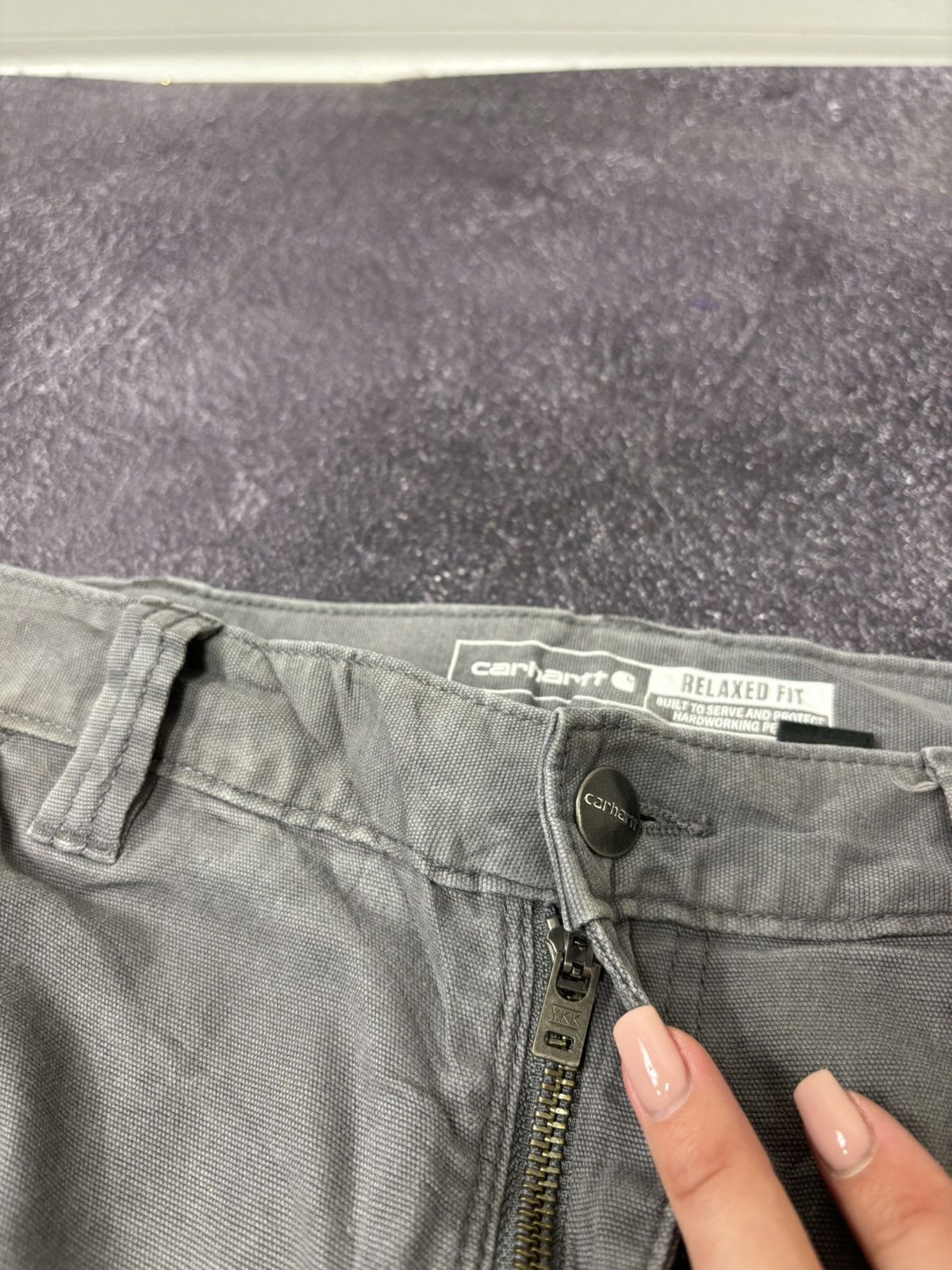 Carhartt Vintage Carhartt USA Gray Work Hype Relaxed Fit Pants Size US 32 / EU 48 - 16 Thumbnail