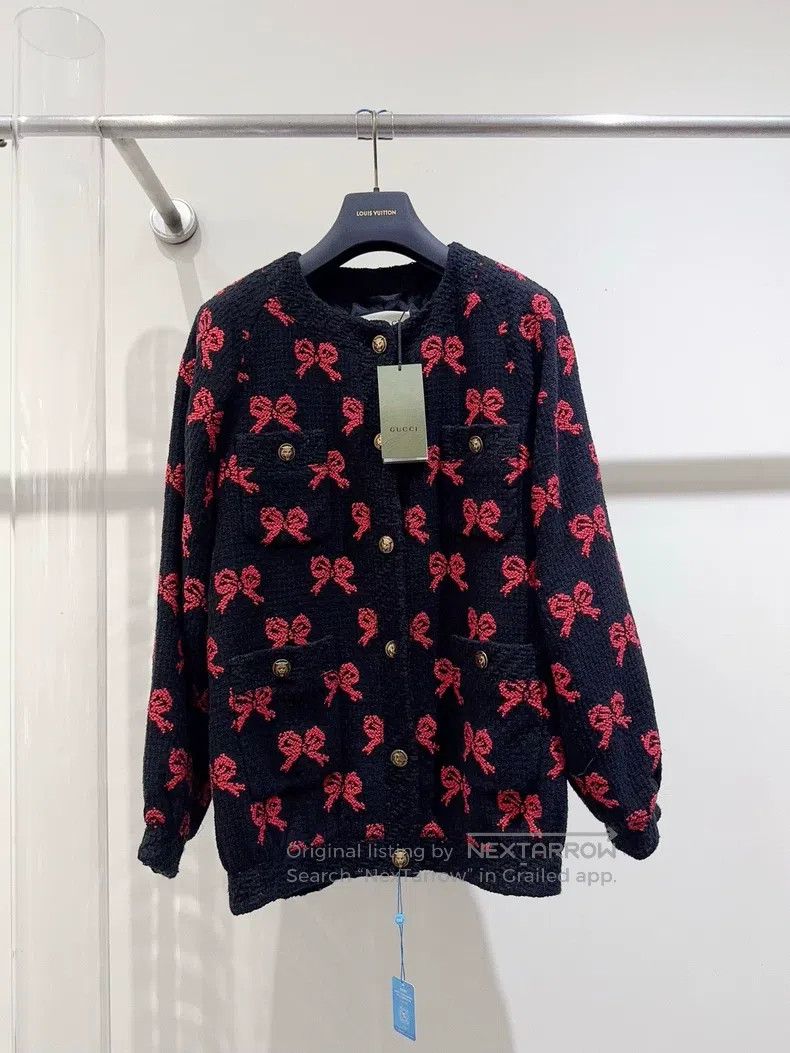 Gucci Gucci Bow coat Size XS / US 0-2 / IT 36-38 - 1 Thumbnail