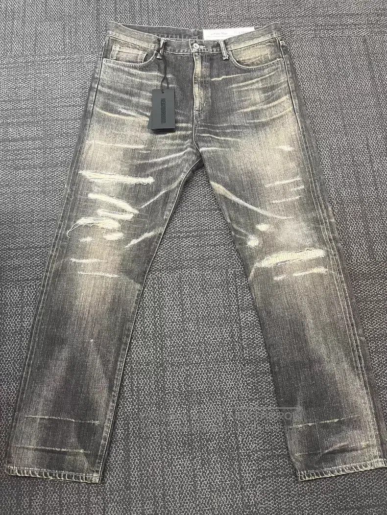Neighborhood Neighborhood size L Cut and Washed Bull King Denim Pants Size US 27 - 1 Thumbnail