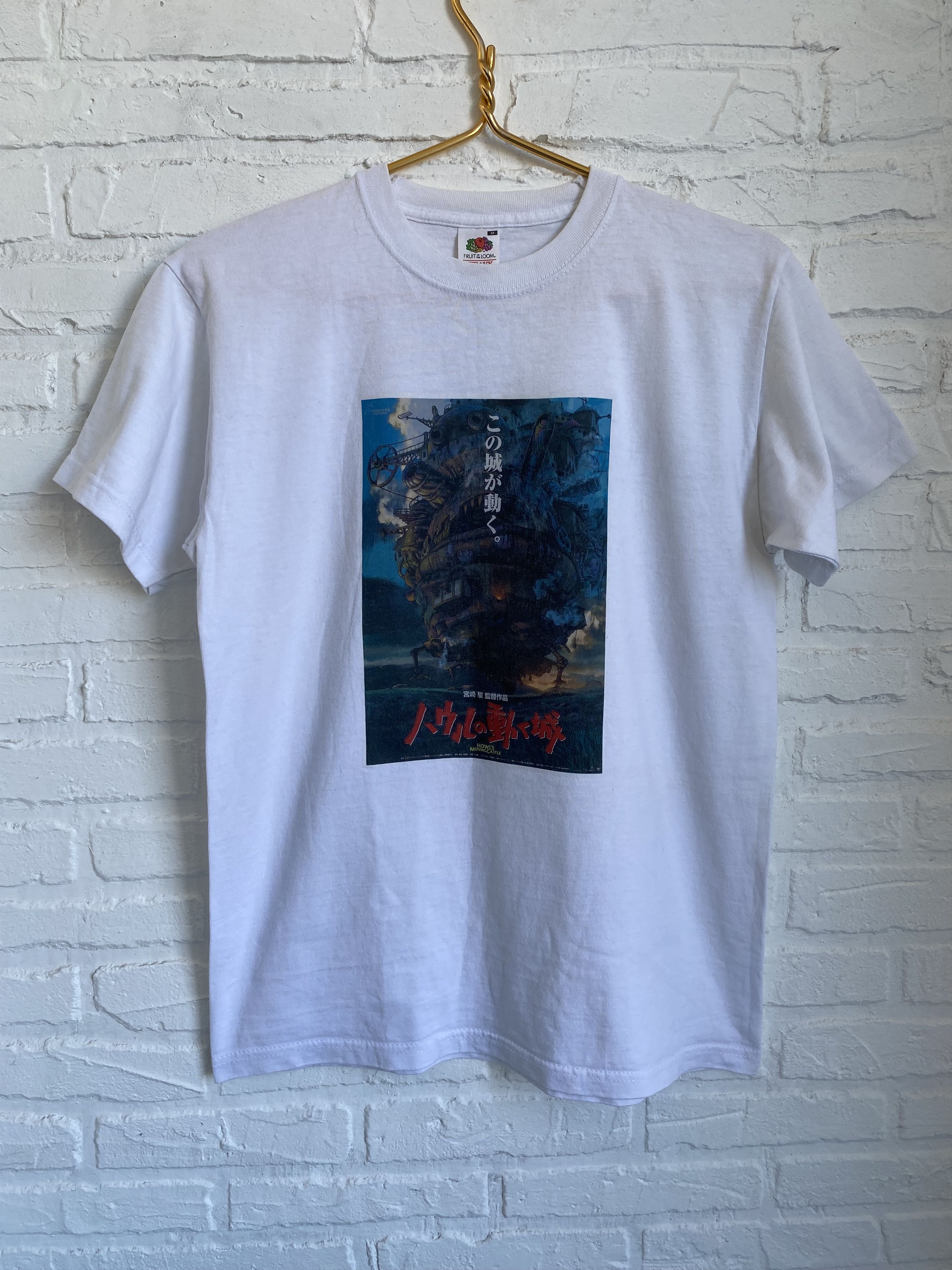 Anime × Japanese Brand × Vintage RARE Vintage 2004 Howl's Moving Castle Anime t-shirt Size US M / EU 48-50 / 2 - 1 Thumbnail