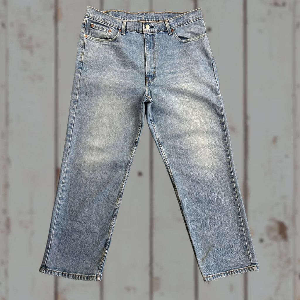 Levi's Levi’s 550 Jeans Relaxed Fit Men’s 40 x 30 Light Wash Blue Denim FAST SHIPPING Size US 40 / EU 56 - 1 Thumbnail