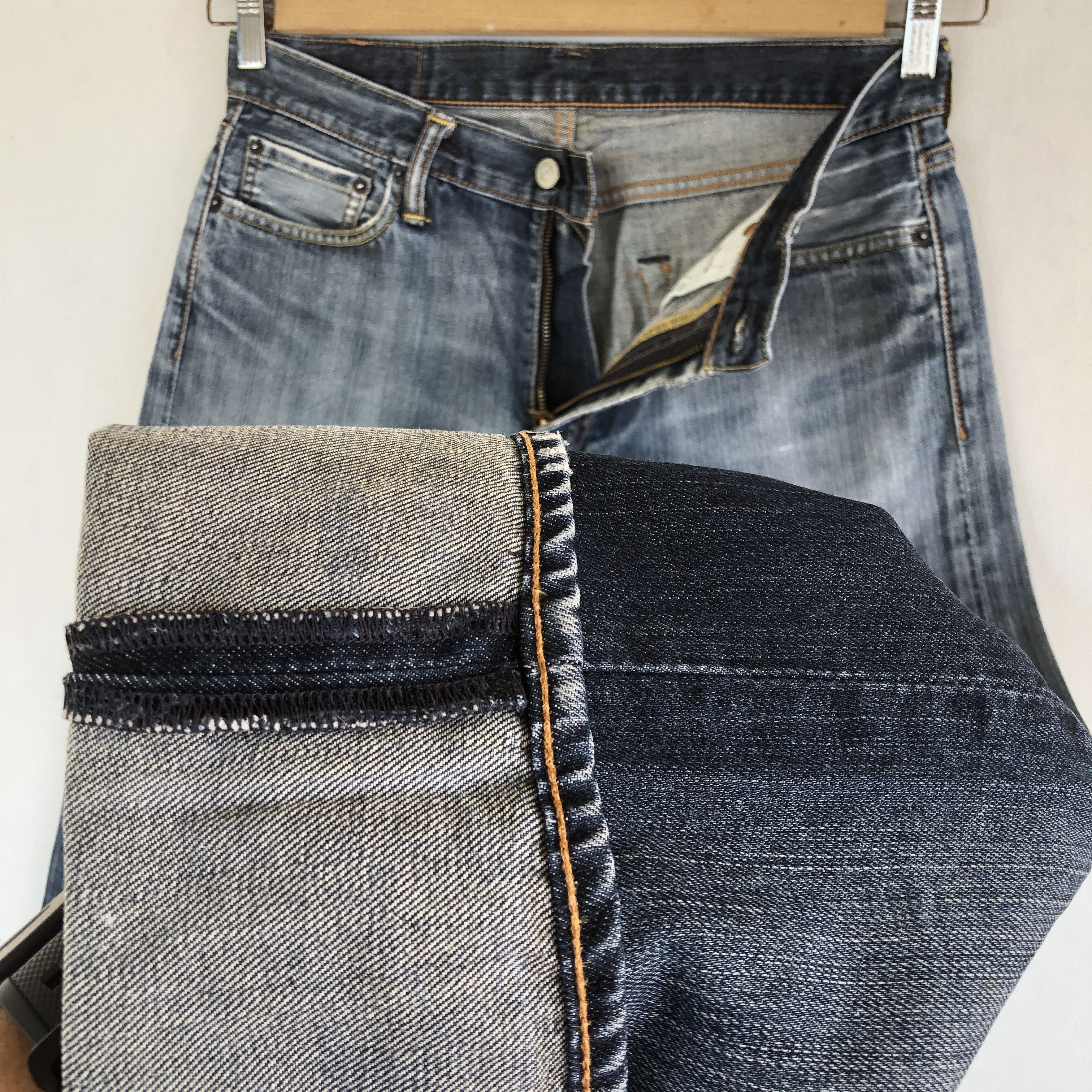 Levi's Vintage Levis Faded Jeans Distressed Levis 504 Denim Size US 32 / EU 48 - 7 Thumbnail