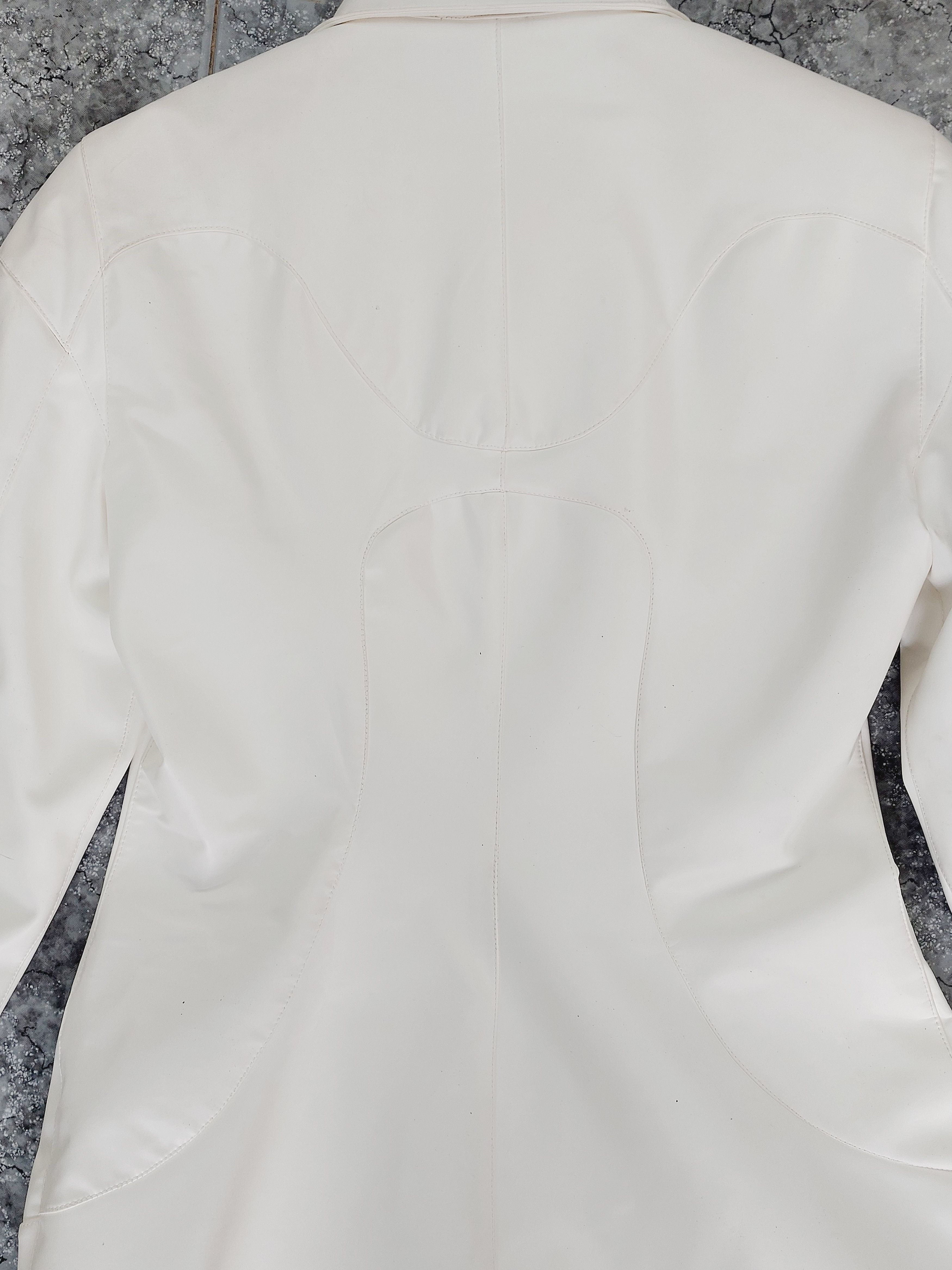 Thierry Mugler Thierry Mugler PVC Rubber White Plastic Couture Jacket Suit Size M / US 6-8 / IT 42-44 - 10 Thumbnail