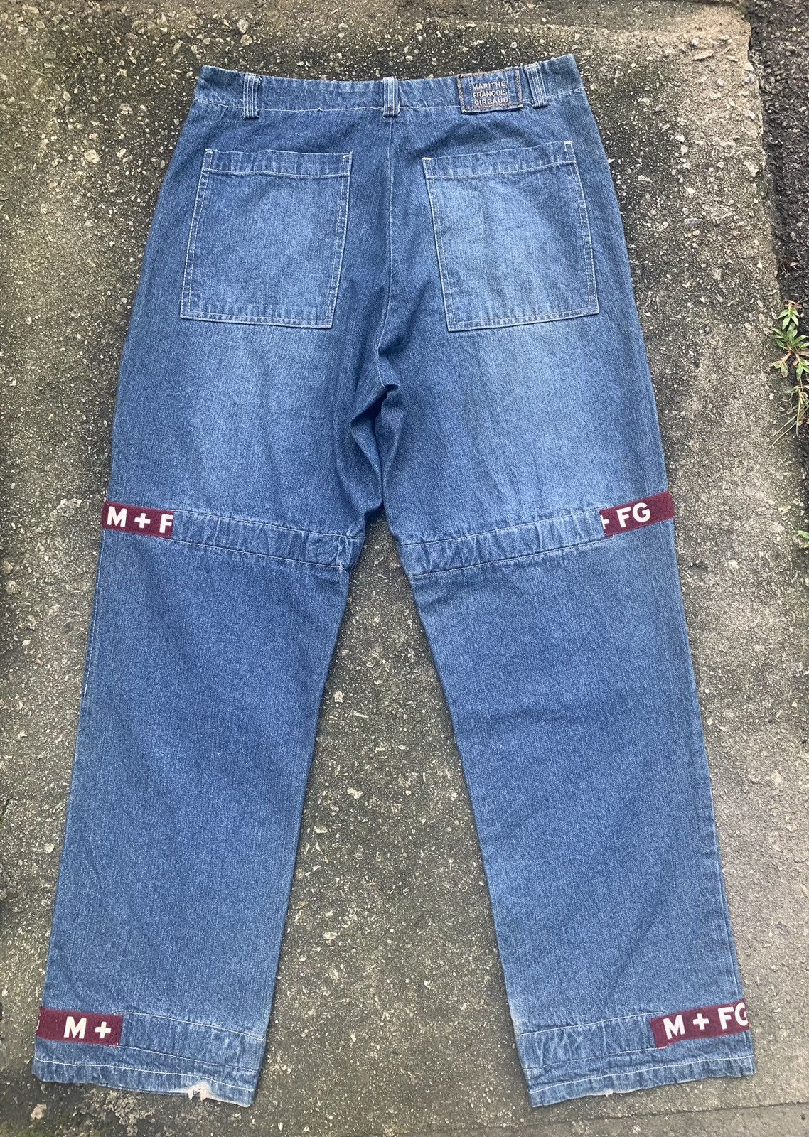 Marithe + Francois Girbaud Le Jean De Marithe Francois Girbaud Reconstructed Pant Size US 35 - 5 Thumbnail