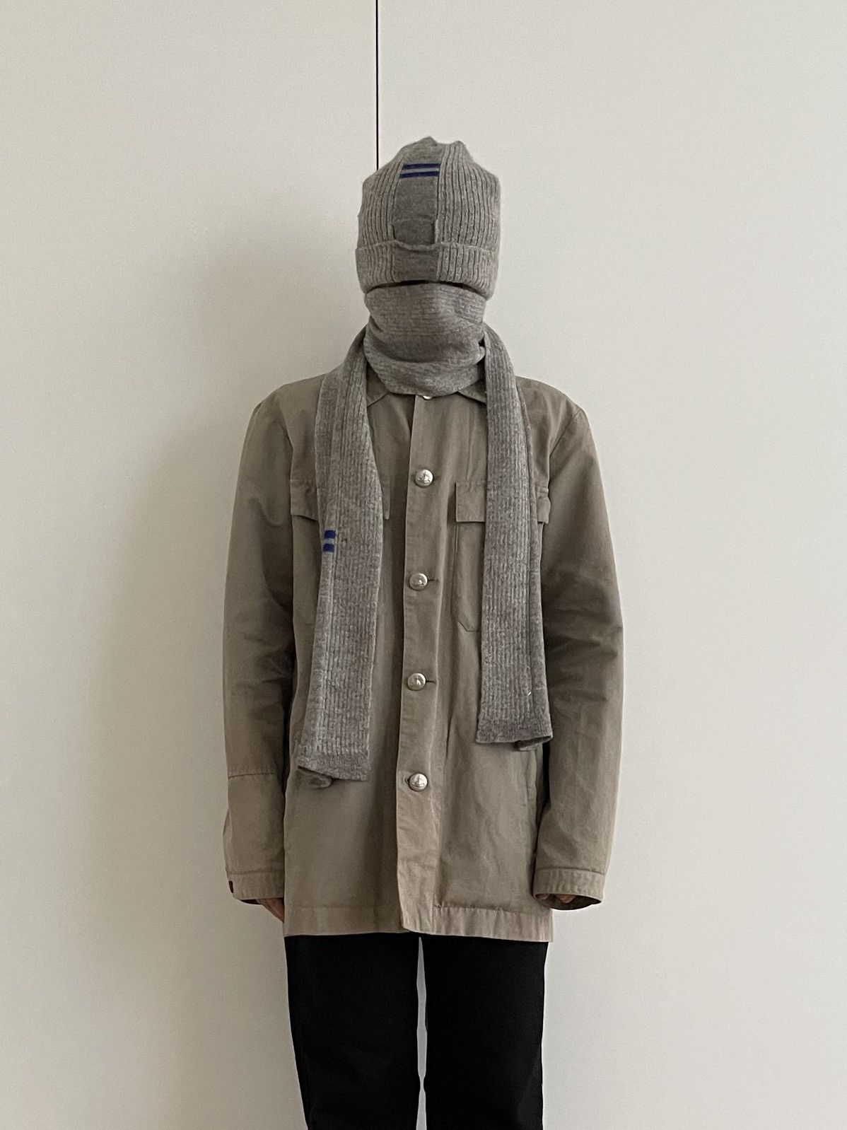 Maison Margiela Maison Margiela Early 00s Reconstructed Wool Scarf & Beanie Size ONE SIZE - 4 Thumbnail