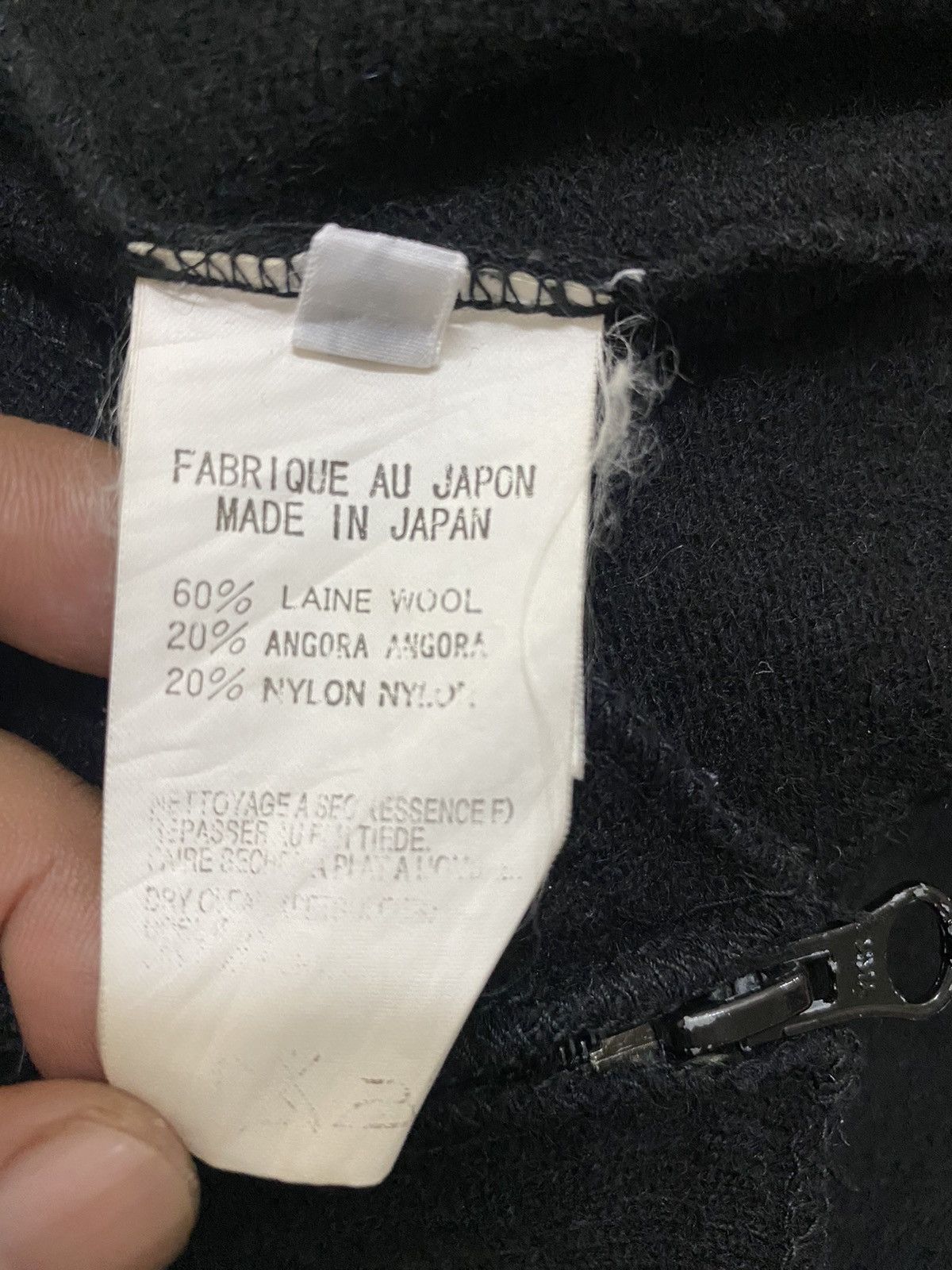 Yohji Yamamoto Vintage Yohji Yamamoto Zipper Hoodie Size US M / EU 48-50 / 2 - 7 Thumbnail