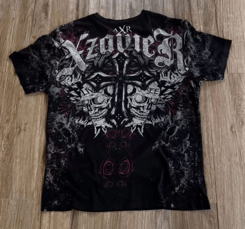 Japanese Brand American New Vintage Printed Black T-shirt Size US S / EU 44-46 / 1 - 3 Thumbnail