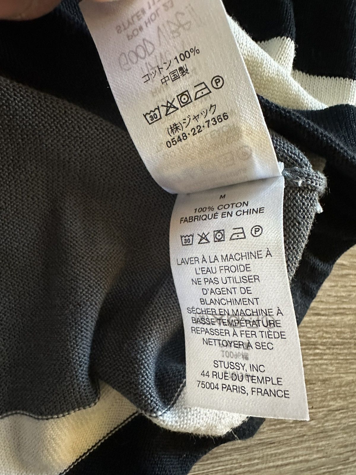Stussy Stussy Hockey Sweater Black size Medium Size US M / EU 48-50 / 2 - 6 Thumbnail