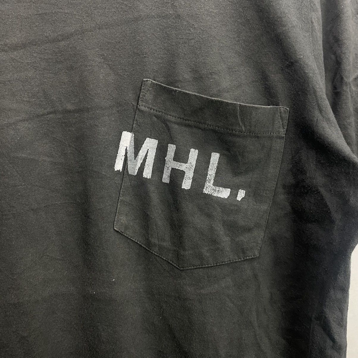 Designer × Margaret Howell Rare!! Margaret Howell MHL Spellout pocket tee Size US L / EU 52-54 / 3 - 5 Thumbnail