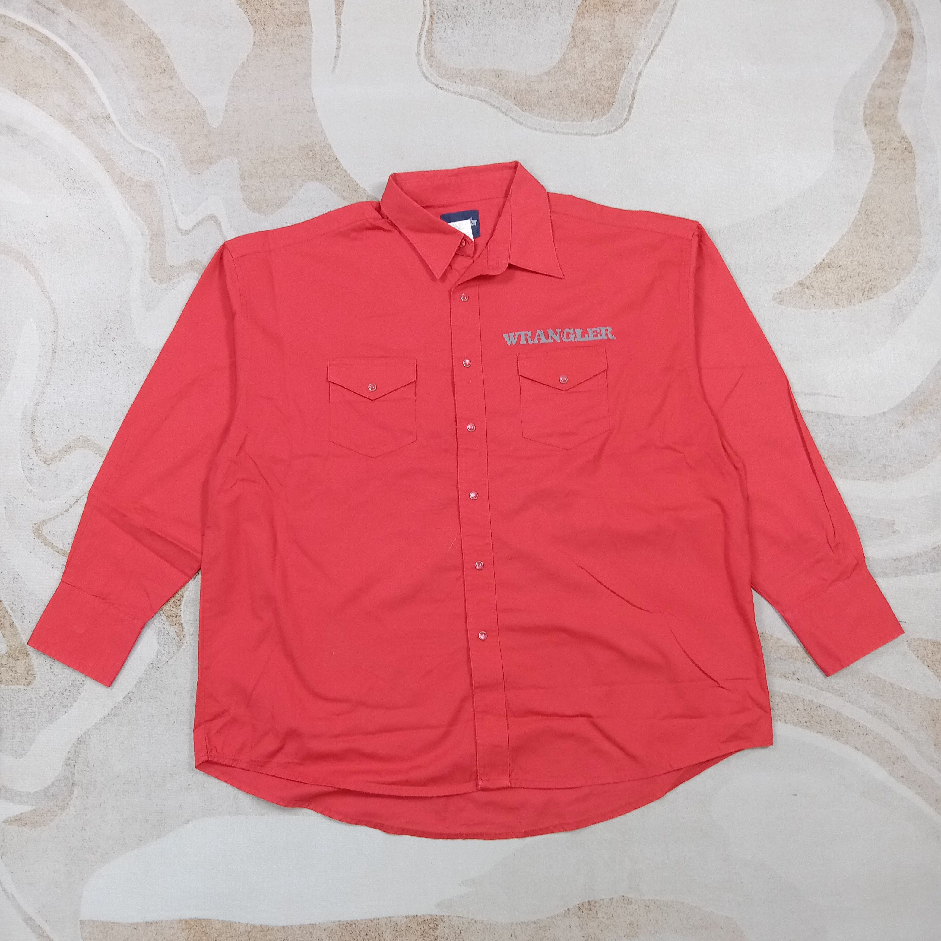 Wrangler Wrangler Big Size Shirt Button Up C276N61 Size US XXL / EU 58 / 5 - 3 Thumbnail