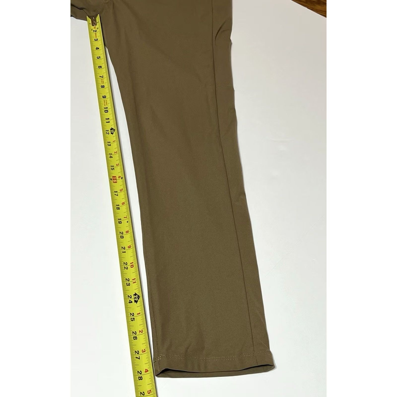 Lululemon Lululemon Commission Pant Slim Warpstreme Brown 29x28 Pants Mens Regular Slim Flat Front Zip Chino City Preppy Size US 29 - 5 Thumbnail