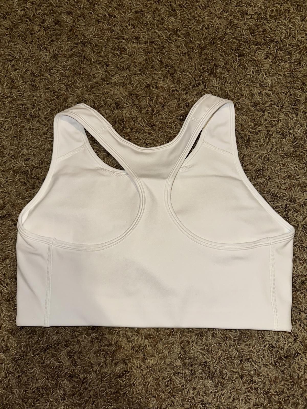 Nike Nike Pro Women’s Classic White Sports Bra Size ONE SIZE - 3 Thumbnail