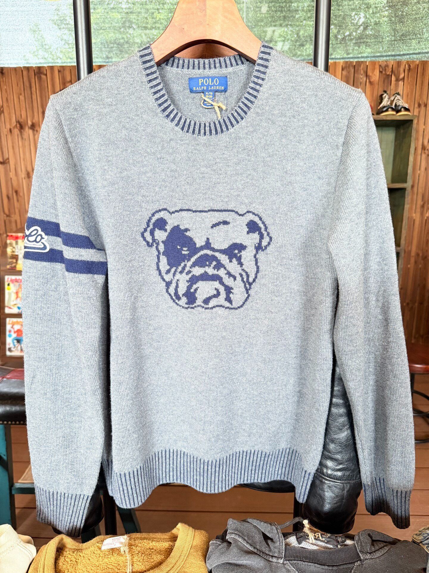 Polo Ralph Lauren Polo Ralph Lauren Bulldog Sweater Size US XL / EU 56 / 4 - 1 Thumbnail