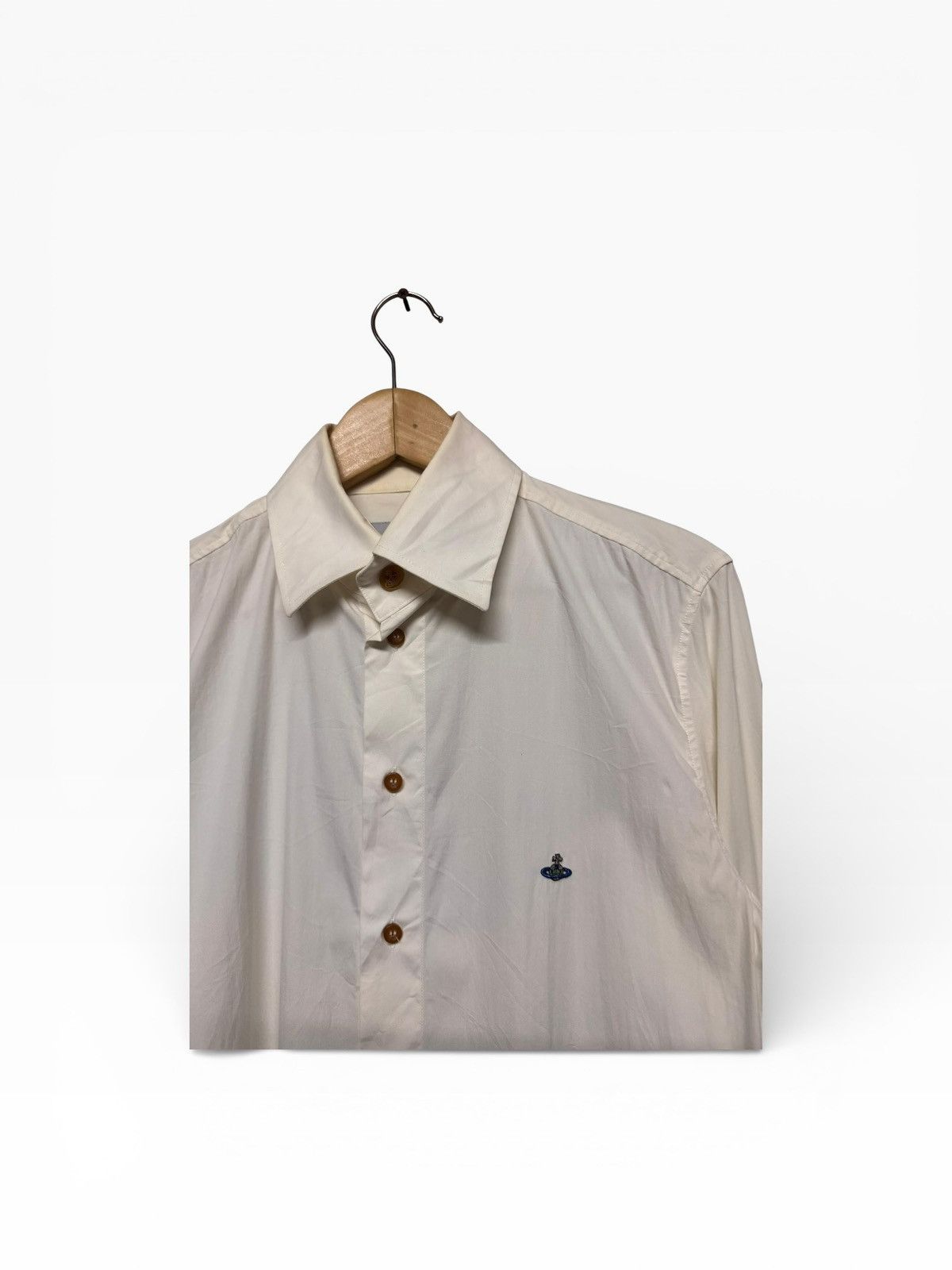 Vivienne Westwood Vivienne Westwood Man Embroidery Orb L/S Shirt Button Ups Size US M / EU 48-50 / 2 - 4 Thumbnail