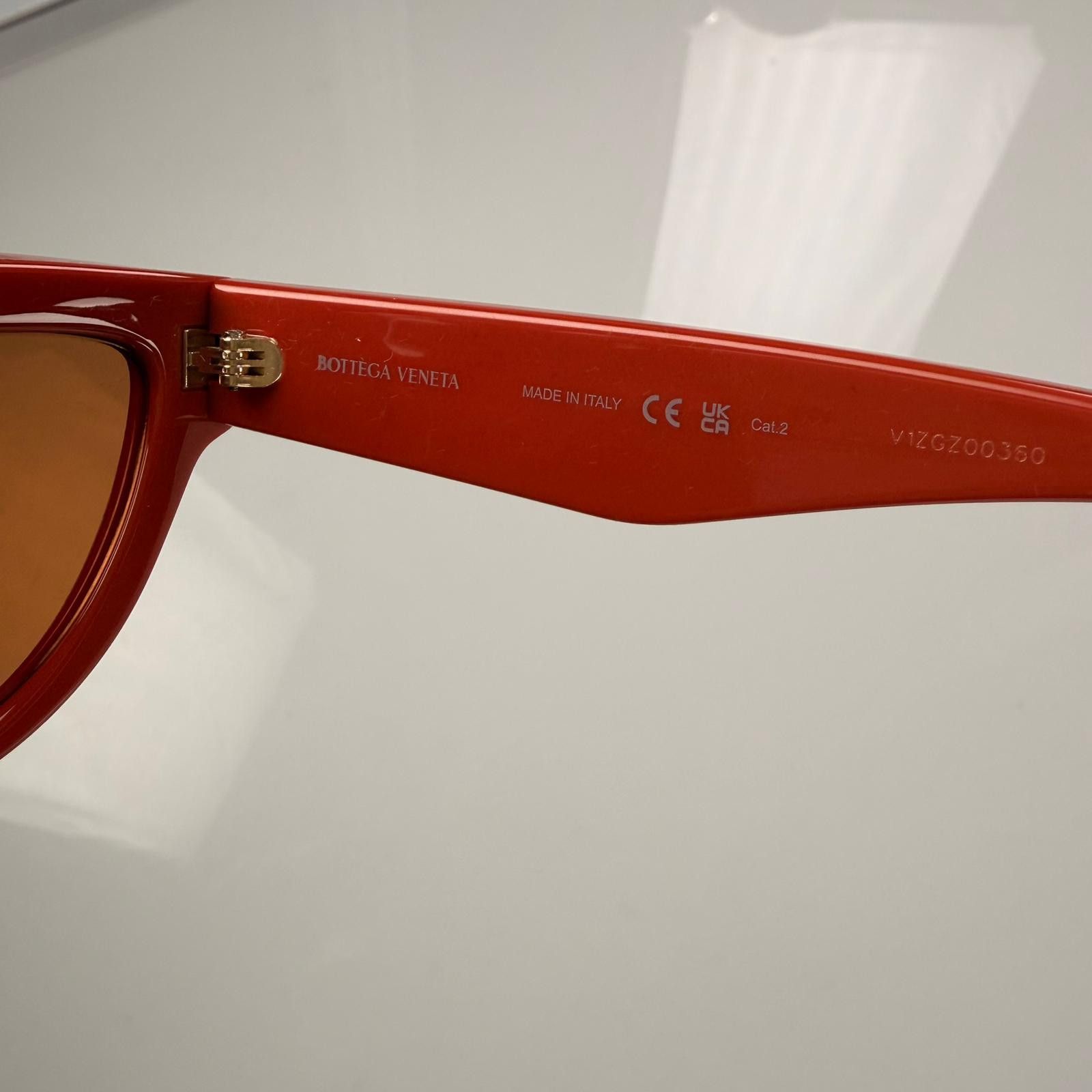 Bottega Veneta Orange BV1249S Sharp Cat Eye Acetate Sunglasses Size ONE SIZE - 5 Thumbnail