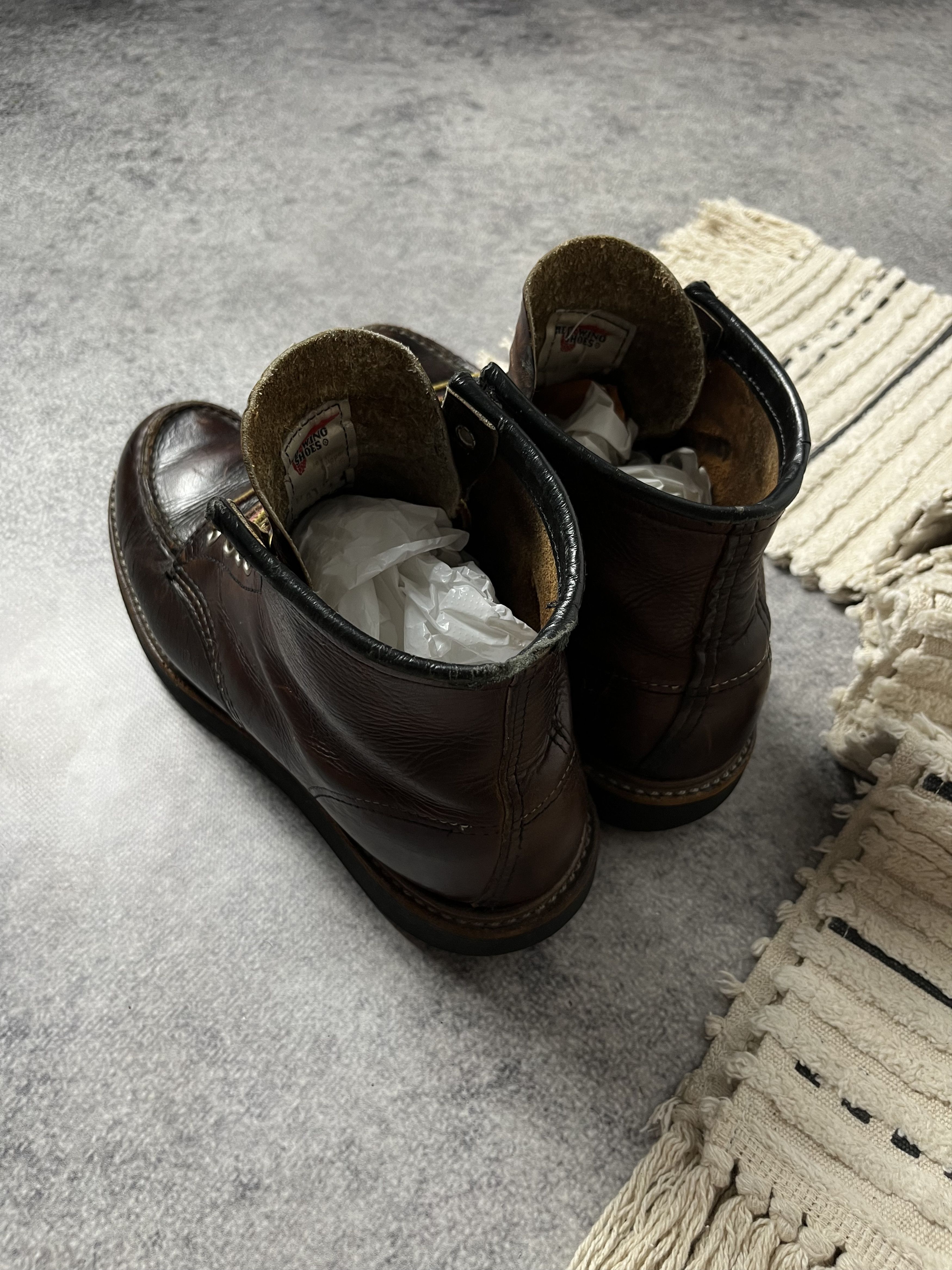 Red Wing 🔥Red Wing Heritage Roughneck USA 8146 Moc Toe Vintage Boots Size US 8 / EU 41 - 8 Thumbnail