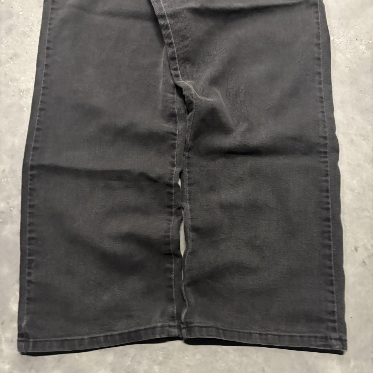 Japanese Brand × Vintage Crazy Vintage Y2K/2000s Grunge Faded Black Essential Denim Jeans! Size US 35 - 5 Thumbnail