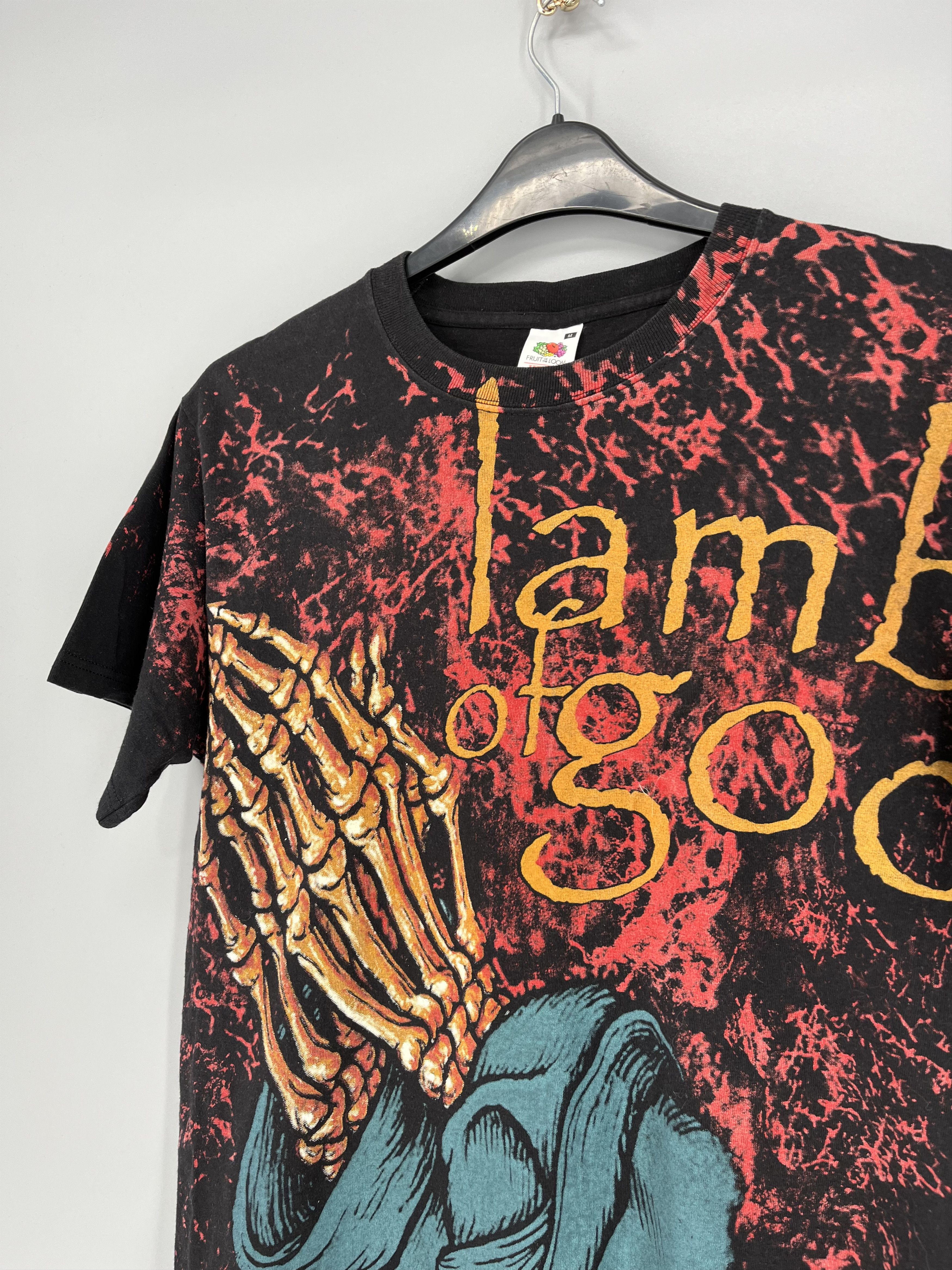 Band Tees Vintage Lamb Of God Bootleg Tshirt Tee Horror Face Size US M / EU 48-50 / 2 - 5 Thumbnail