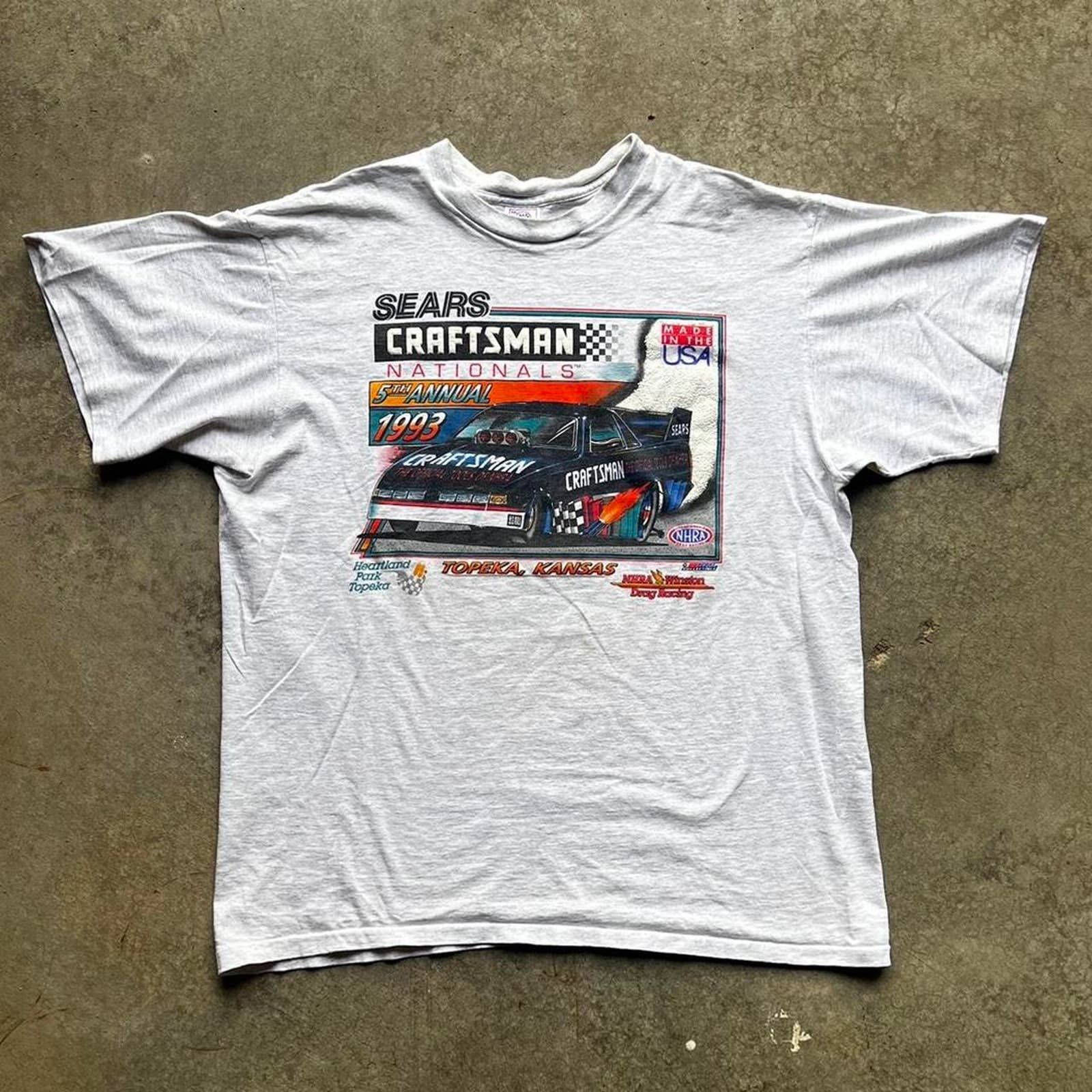 Vintage Vintage Nascar Racing Racecar T Shirt | Grailed