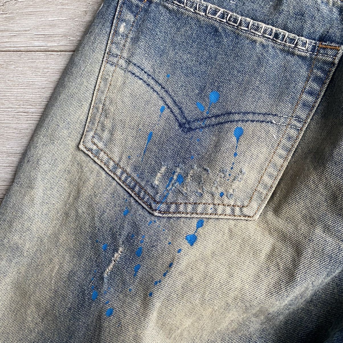 Japanese Brand Reworked Flared Gallery Dept. Custom Jeans Japanese Style Size US 34 / EU 50 - 10 Thumbnail