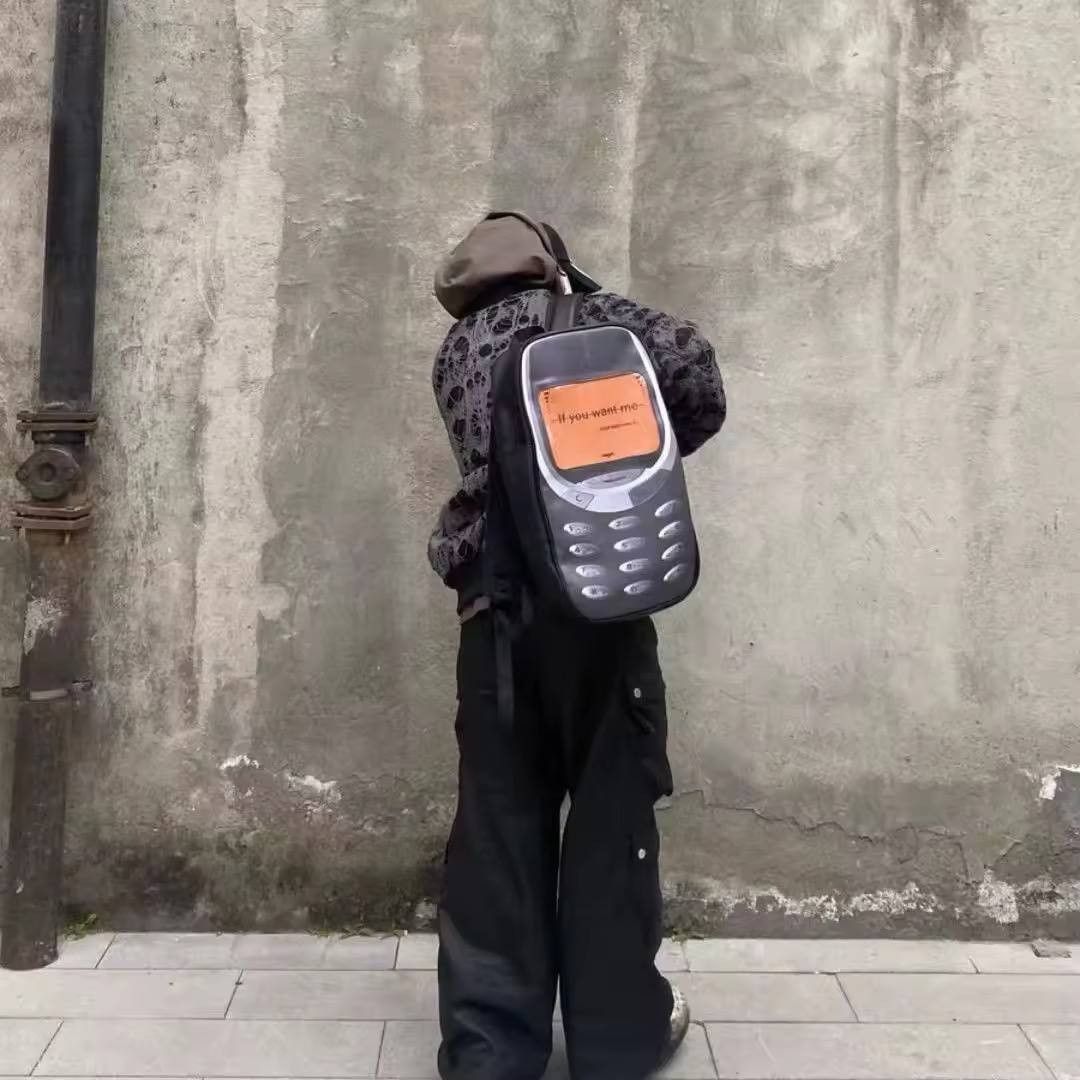 Japanese Brand × Vintage Aesthetic backpack in the shape of a push-button phone Size ONE SIZE - 2 Thumbnail