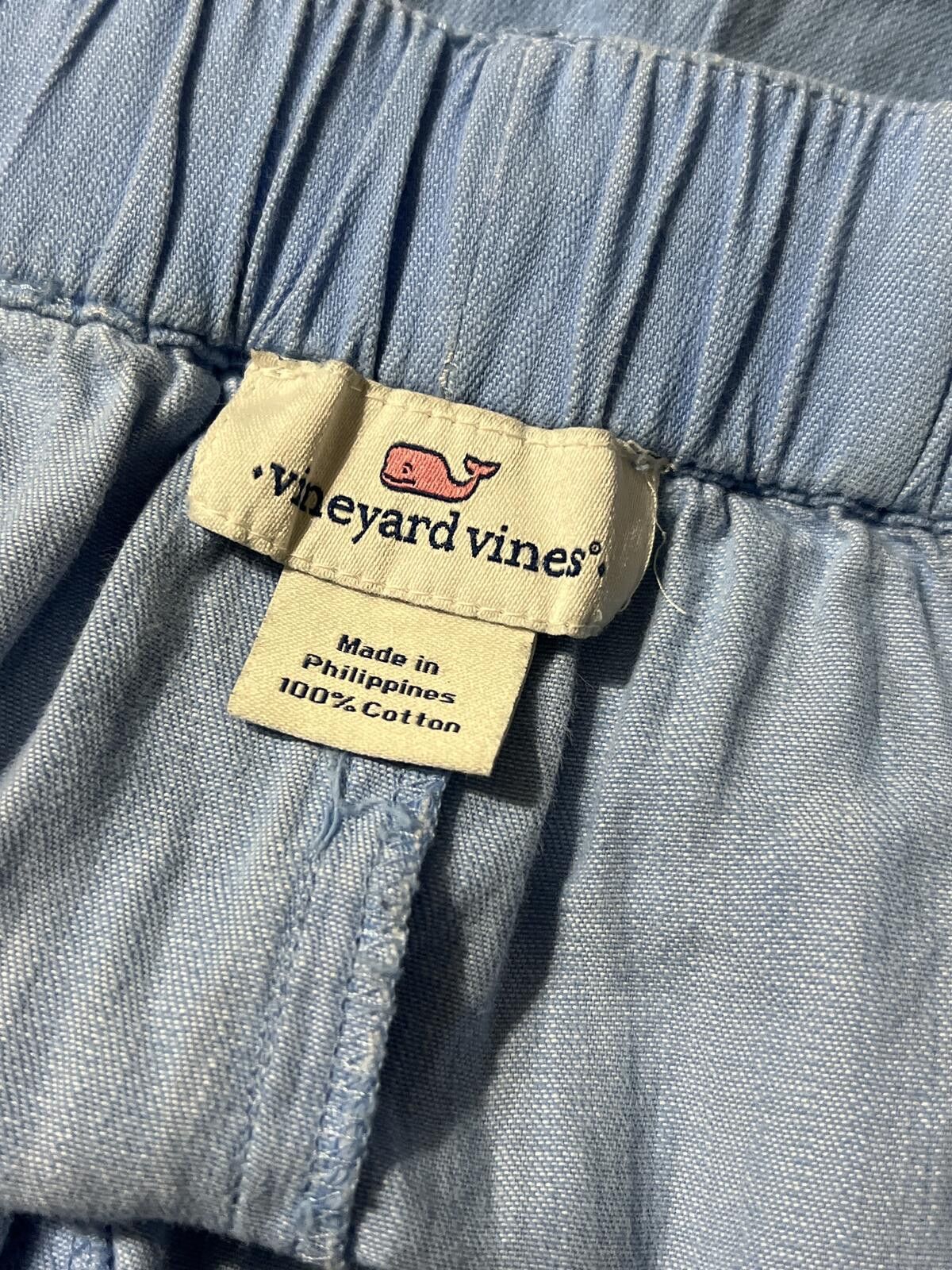 Vineyard Vines Vineyard vines Light Blue Casual Drawstring Shorts L Size 36" / US 14 / IT 50 - 4 Thumbnail