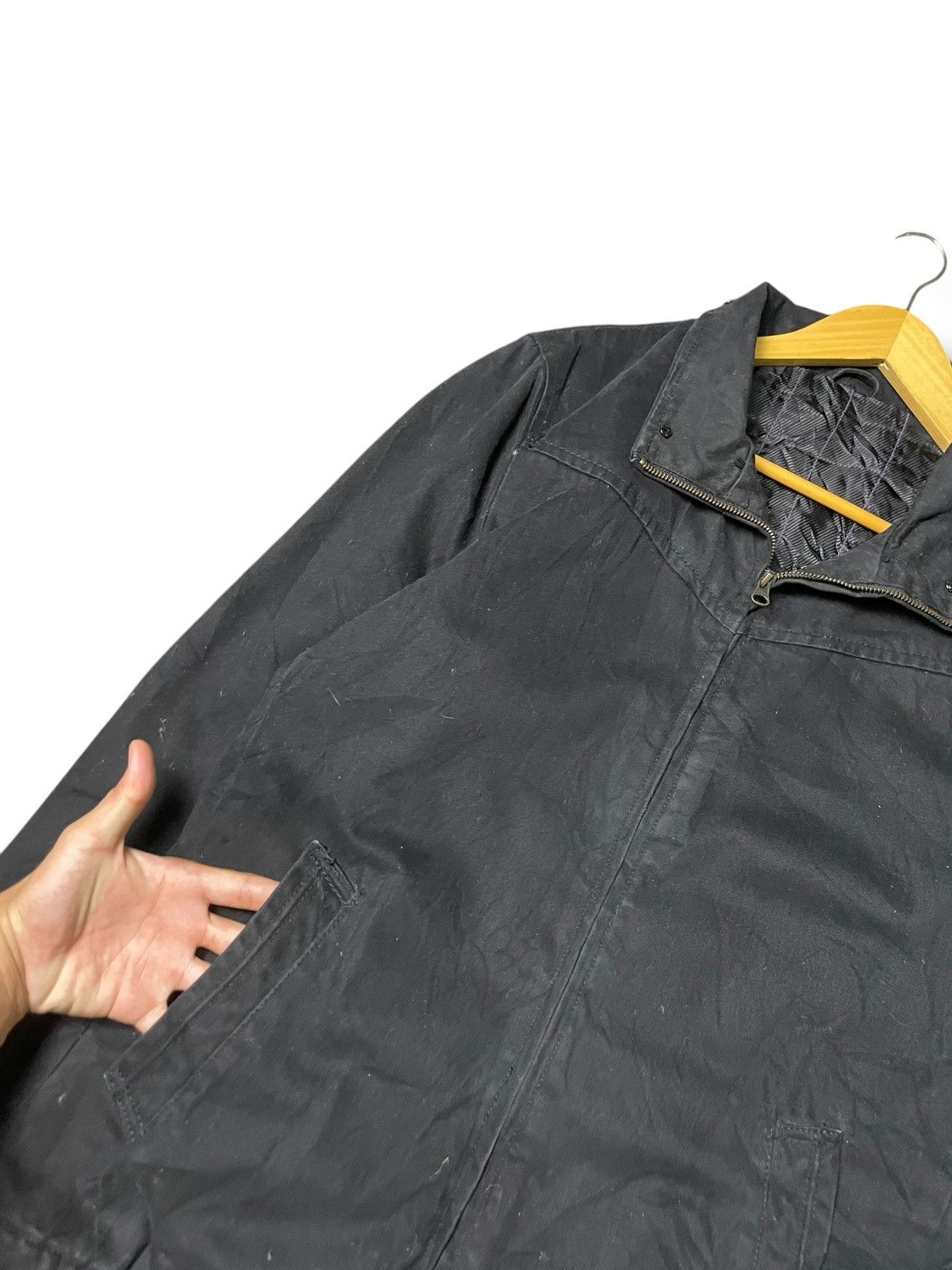 Japanese Brand × Vintage Pazzo Denim Store Brand Jeans Jacket (64) Size US L / EU 52-54 / 3 - 4 Thumbnail