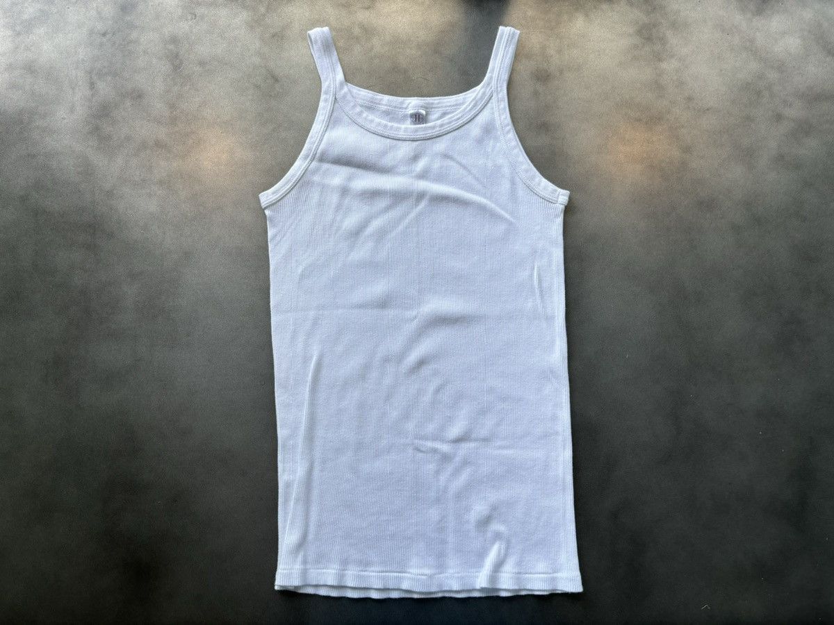 Hanes × Vintage Vintage Undershirt Vintage Tank Top Sleeveless Ribbed Henri Size US M / EU 48-50 / 2 - 1 Thumbnail