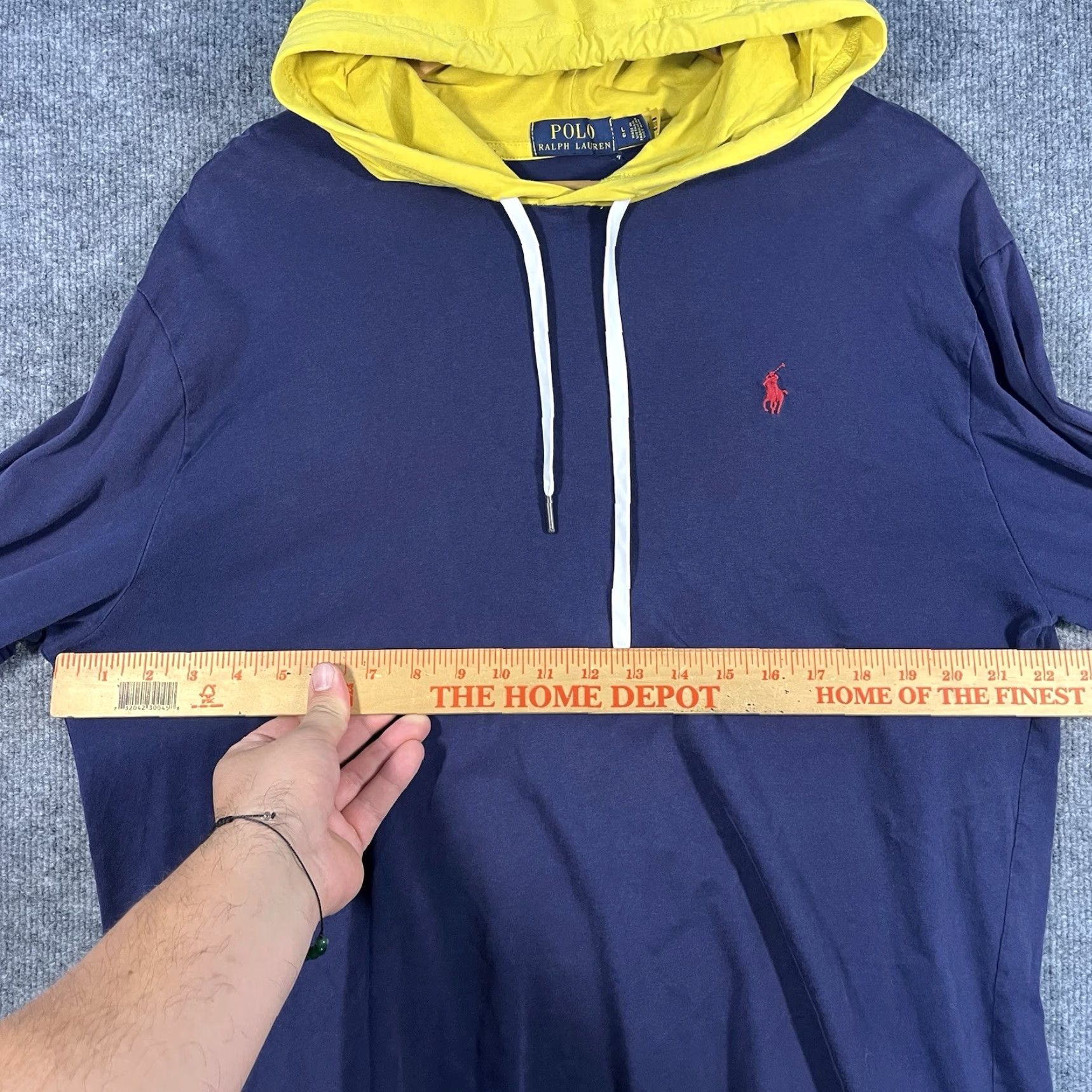 Polo Ralph Lauren Polo Ralph Lauren Men's T-Shirt Hooded Logo Newport Navy Multicolor L Classic Fit Shirt Hooded Mens Size US L / EU 52-54 / 3 - 6 Thumbnail