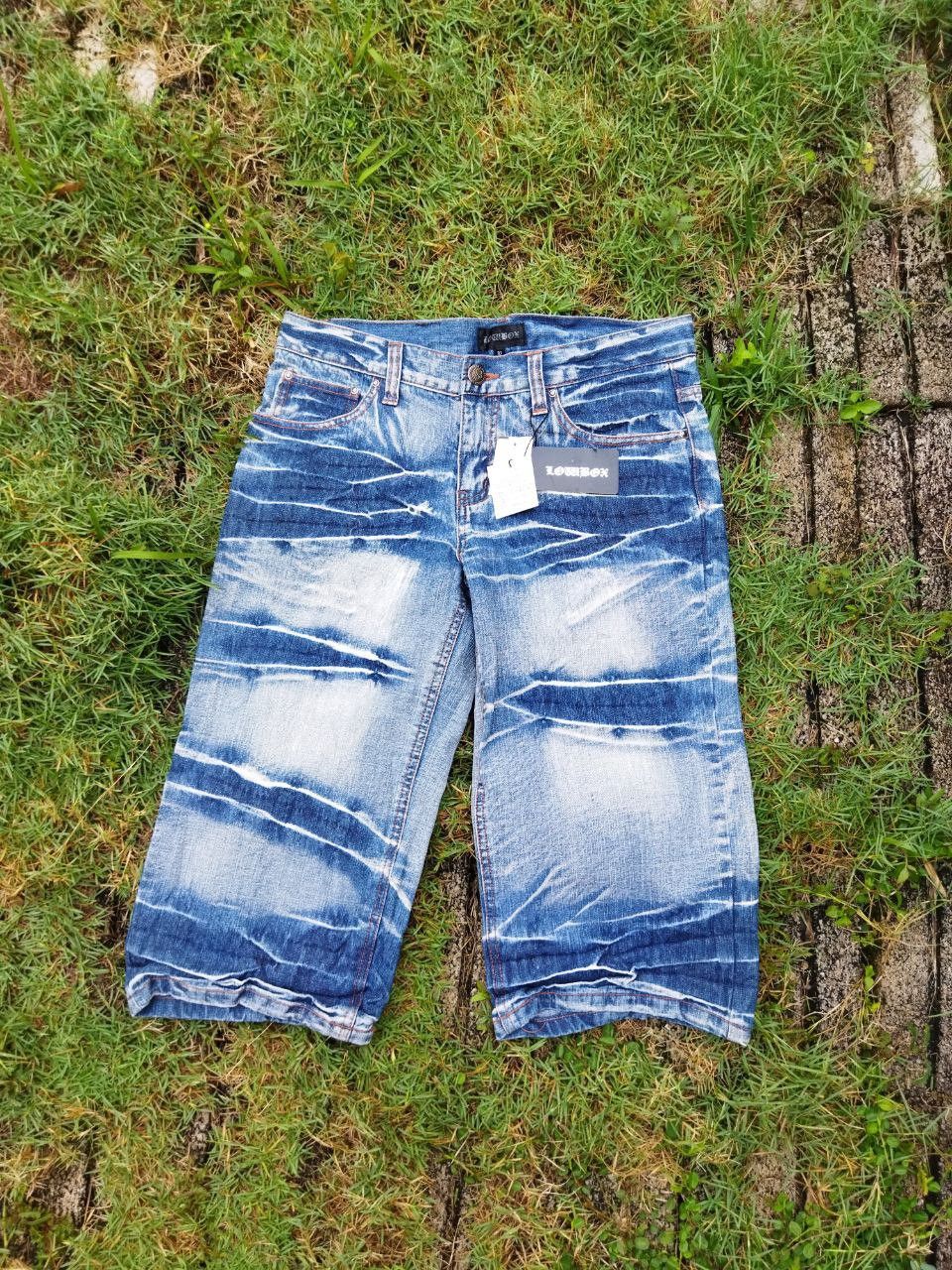LOWBOX Lowbox Japan Distressed Look Shortpants Size US 33 - 2 Thumbnail