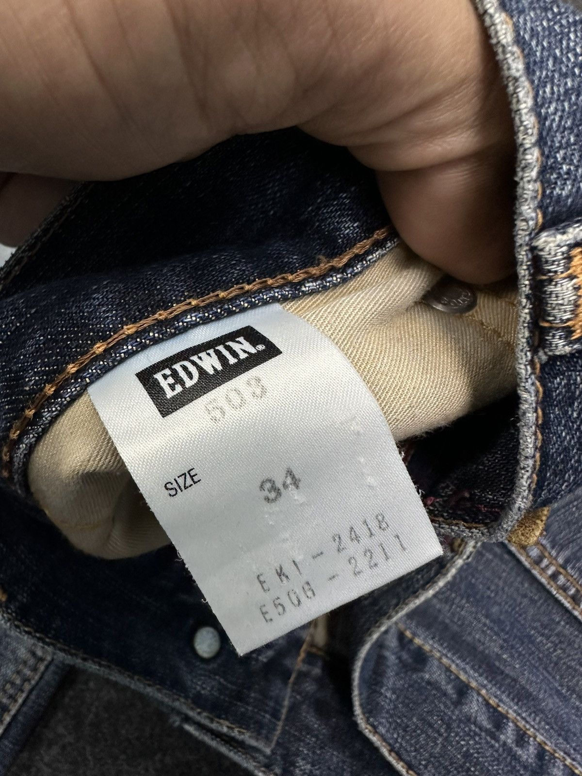 Edwin × Hysteric Glamour × If Six Was Nine Vintage Edwin 503 Japan Faded Washed Denim Size 34 F45 Size US 34 / EU 50 - 13 Thumbnail