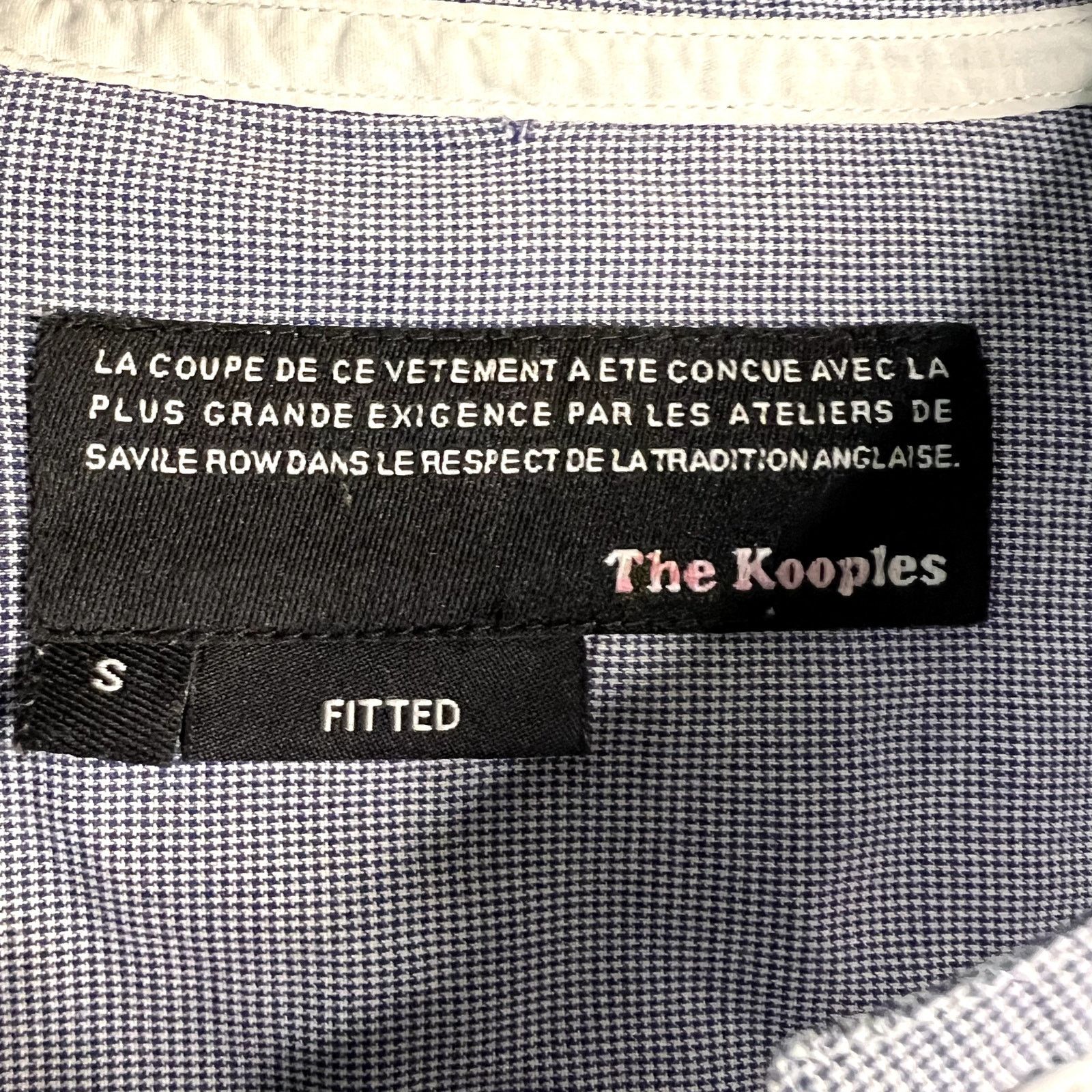 The Kooples The Kooples Fitted button down Shirt size S blue white Size US S / EU 44-46 / 1 - 4 Thumbnail