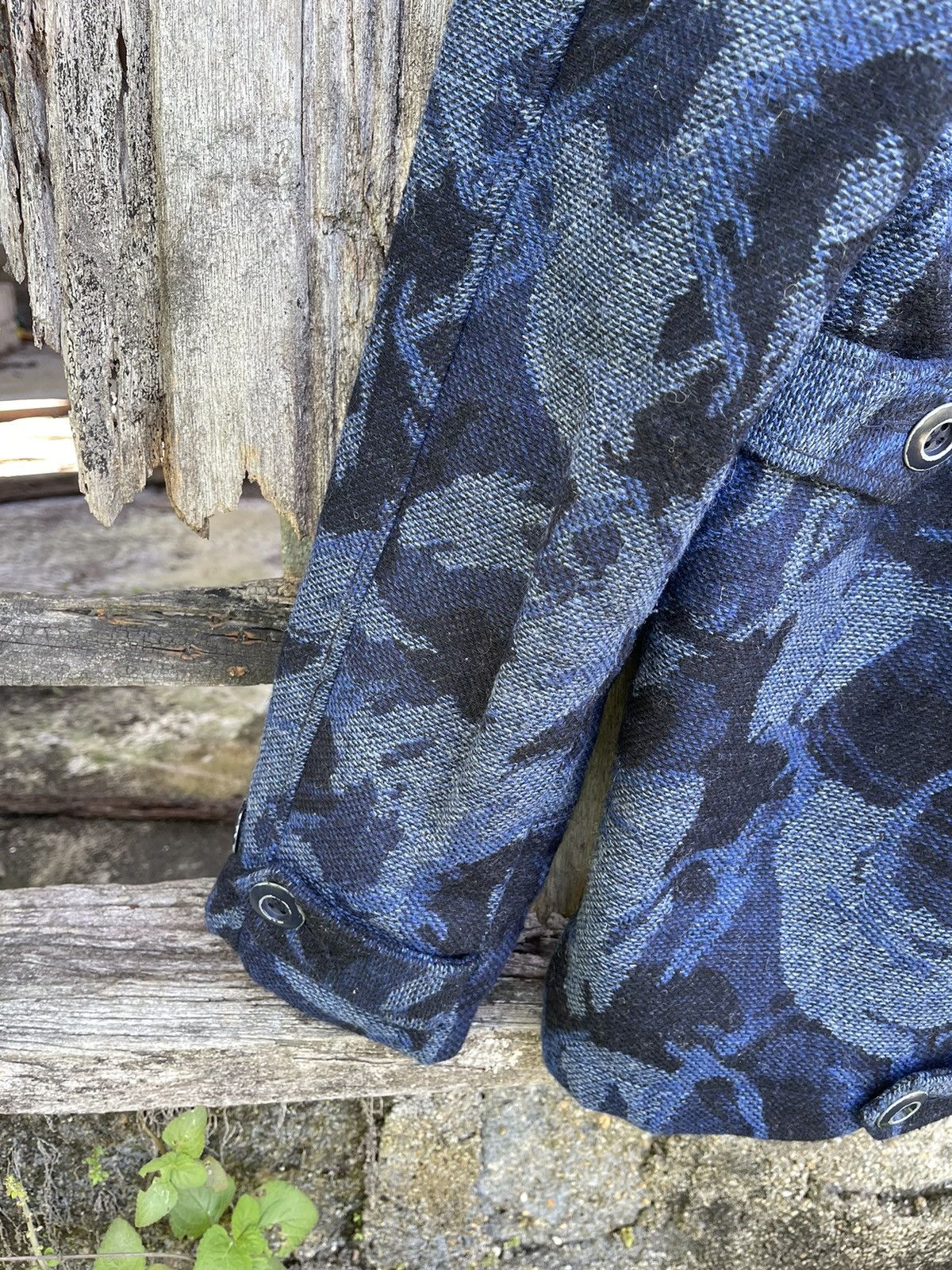Marshall Artist Marshall Artist Camo Jacquard Peacoat - Rare UK Designer Size US S / EU 44-46 / 1 - 16 Thumbnail