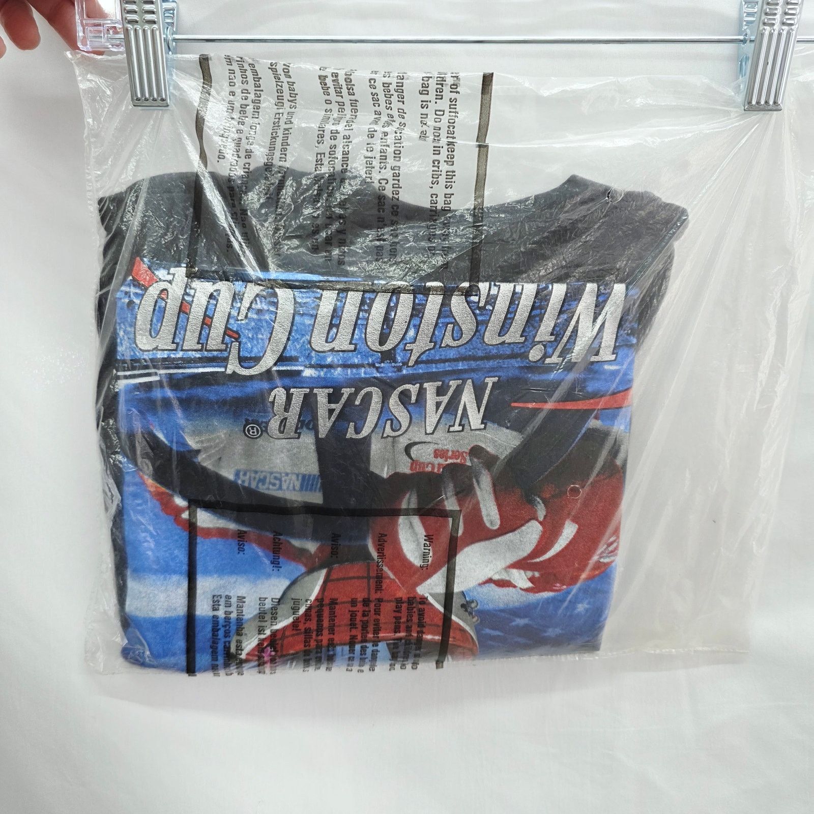 Vintage VTG Nascar Winston Cup Stars Stripes & Speed Tour T-Shirt Size US XL / EU 56 / 4 - 6 Thumbnail
