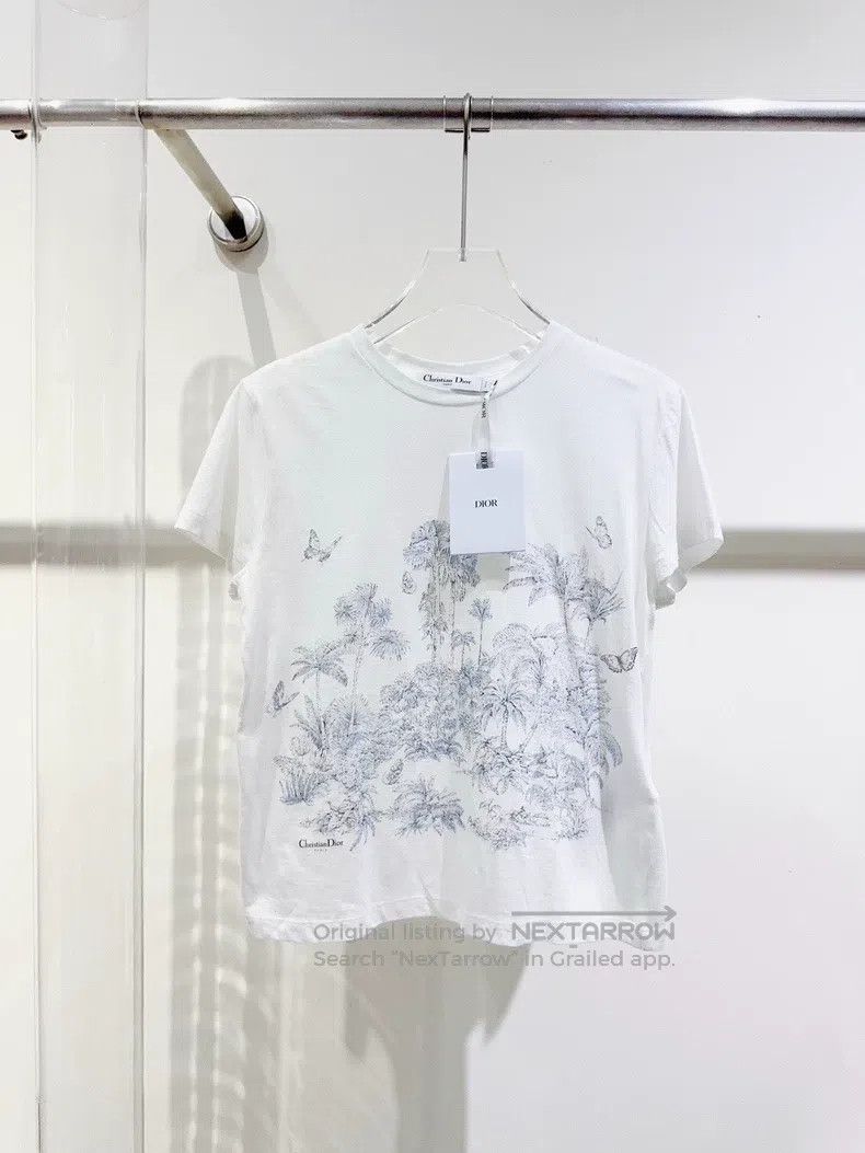 Dior Dior 25 spring and summer printed short sleeves Size XS / US 0-2 / IT 36-38 - 1 Thumbnail
