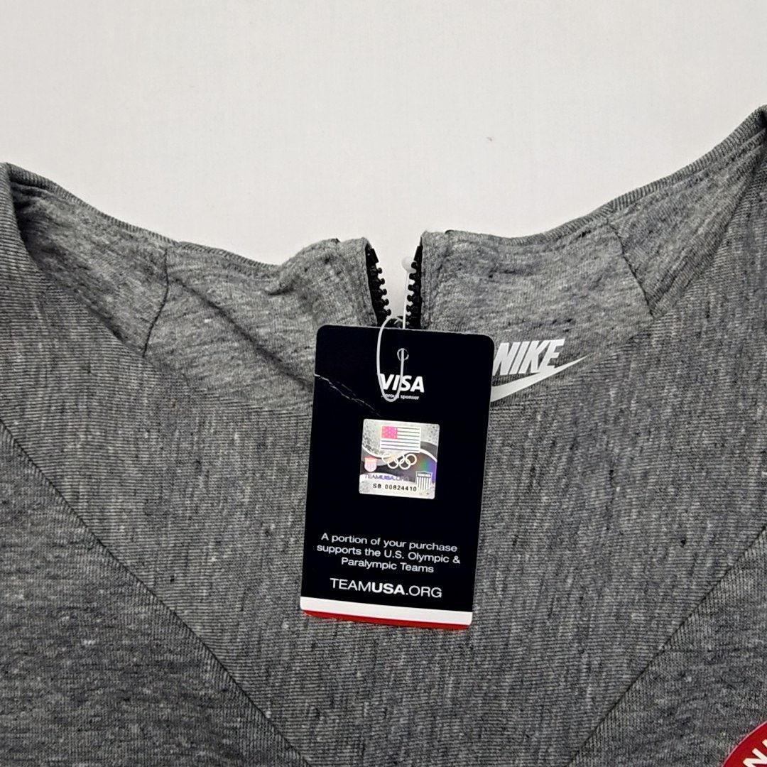 Nike Nike Olympic Team Shirt Gray Short Sleeve L Tech Fleece Size L / US 10 / IT 46 - 5 Thumbnail