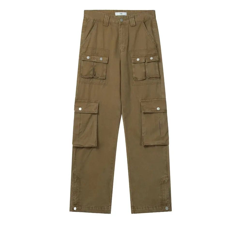 Japanese Brand × Jean Vintage multi-pocket street casual trousers Size US 33 - 3 Thumbnail