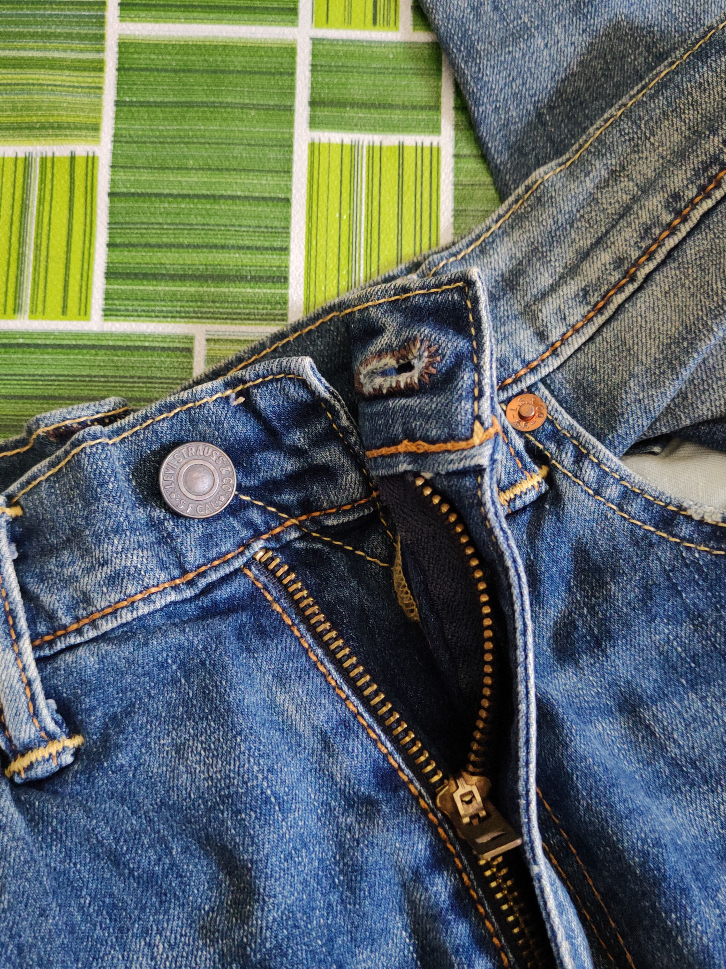 Japanese Brand × Levi's Levi's Blue Faded Distressed Ripped Jeans #S1835 Size US 34 / EU 50 - 15 Thumbnail