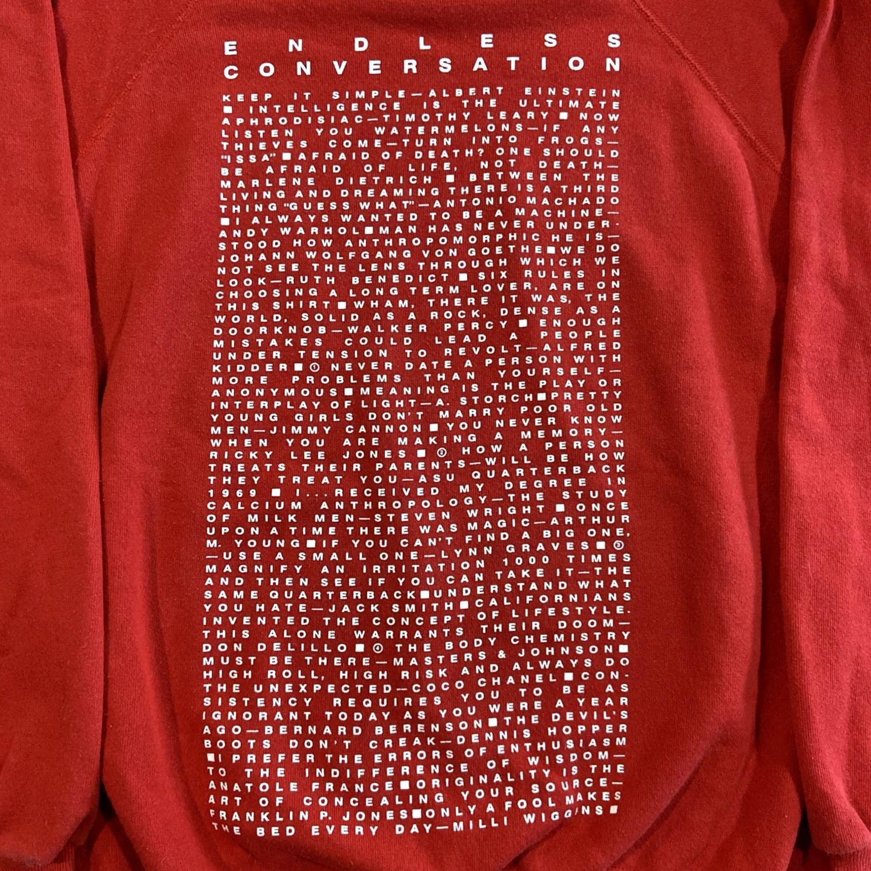 Hanes VINTAGE Hanes 90s Graphic Print Crewneck Sweatshirt Mens Red XL Size US XL / EU 56 / 4 - 2 Thumbnail