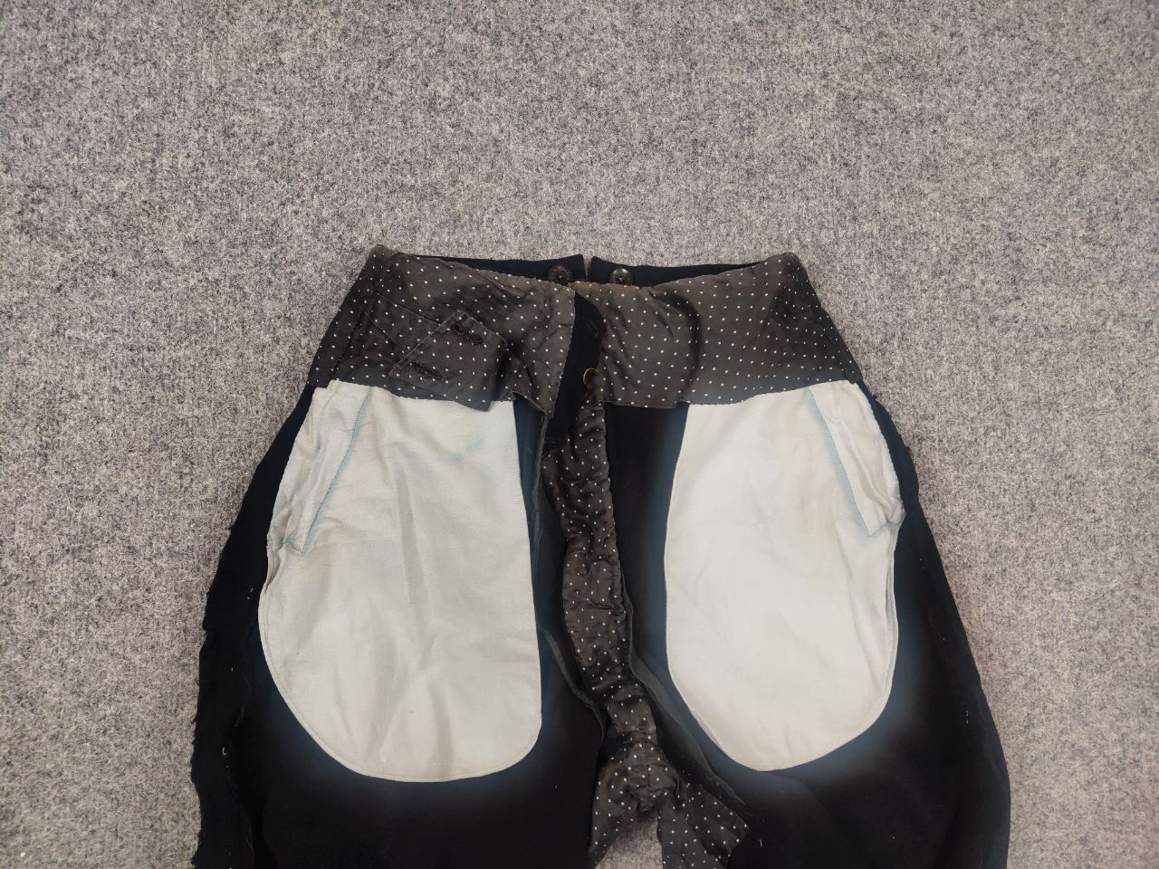 Vintage 1950's Vintage High Waist Fishtail Suspender Buckle Pants Size US 30 / EU 46 - 20 Thumbnail