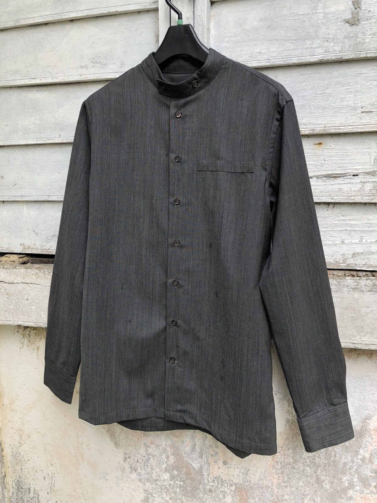 Designer × Marni Vintage Marni Mandarin Collar L/S Button Size US S / EU 44-46 / 1 - 3 Thumbnail
