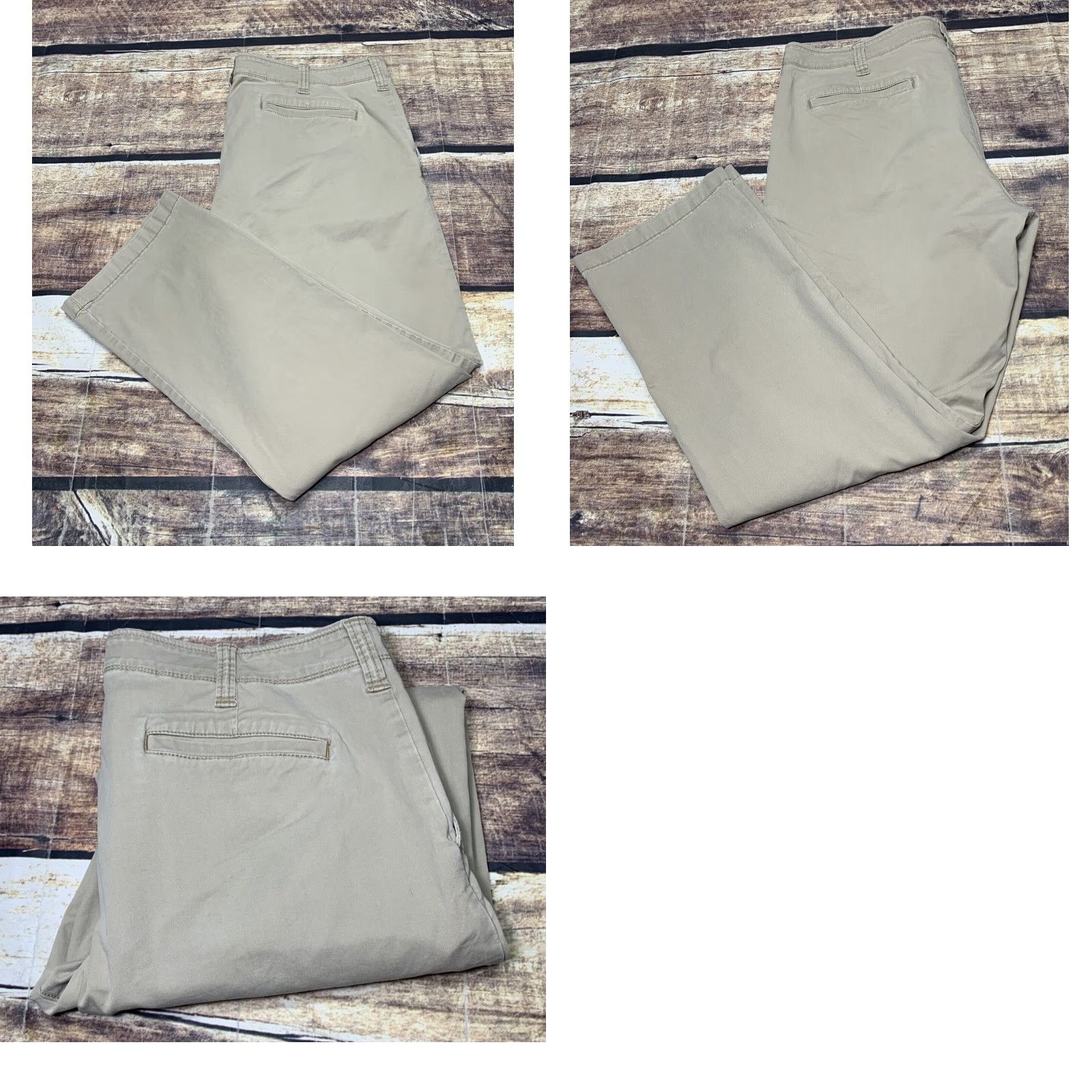 Lee LEE Modern Series L342 Jeans Straight Men Beige 39 x 29 1/2 Regular 5 Pocket Denim Belt Loops Zip Straight Fit Jeans Mens Beige LEE Modern Series L342 Size US 39 - 8 Thumbnail