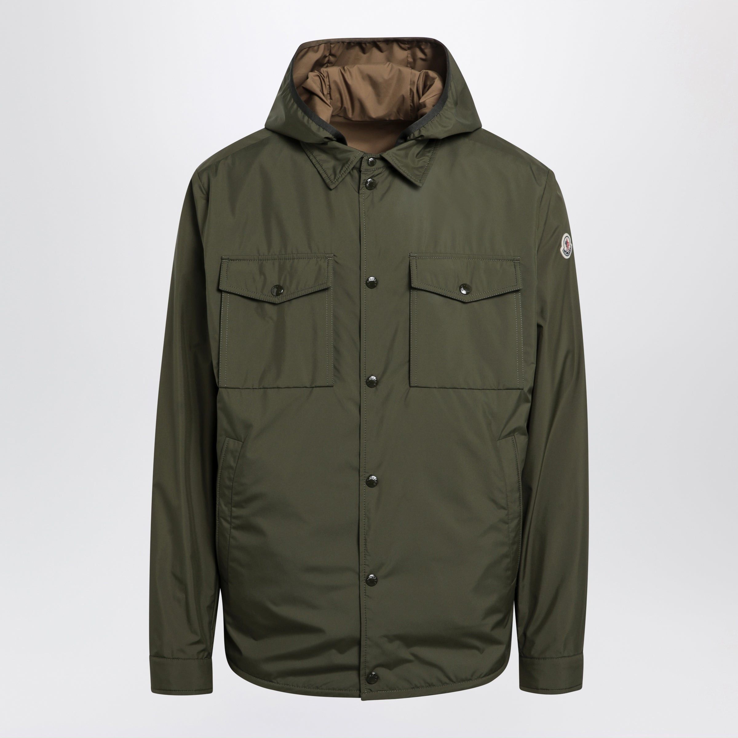 Moncler Moncler Chirano Shirt Jacket Military Green Size US M / EU 48-50 / 2 - 1 Thumbnail