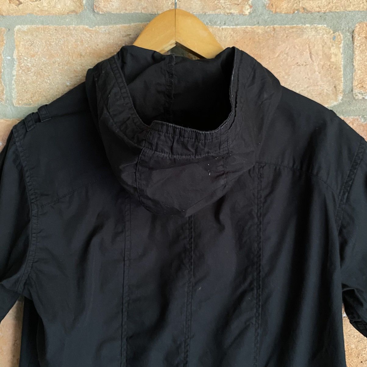 PPFM PPFM Black Short-Sleeve Hoodie Shirt Size US S / EU 44-46 / 1 - 13 Thumbnail