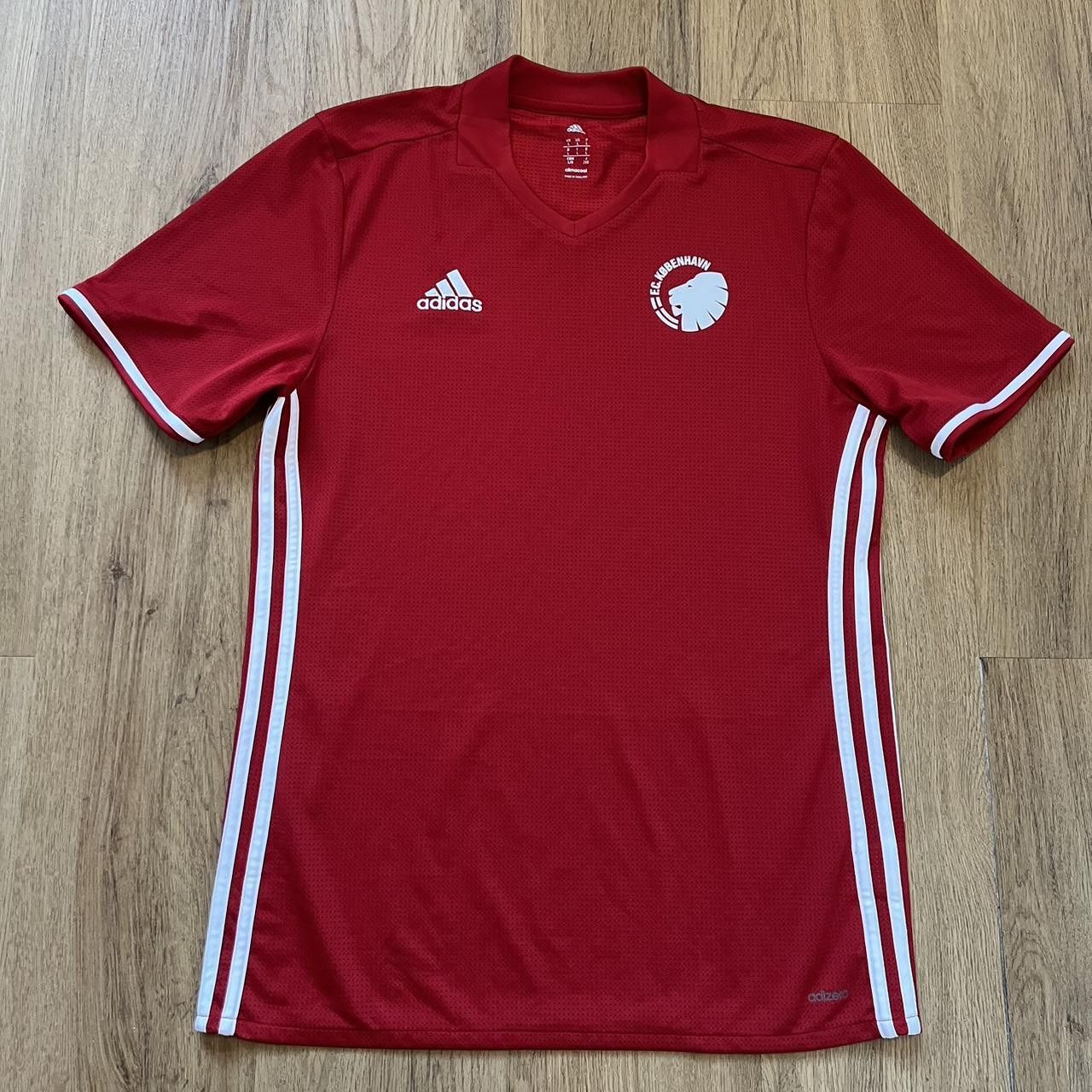Adidas 2016-17 FC Cobenhavn Copenhagen Adidas red Size US L / EU 52-54 / 3 - 1 Thumbnail