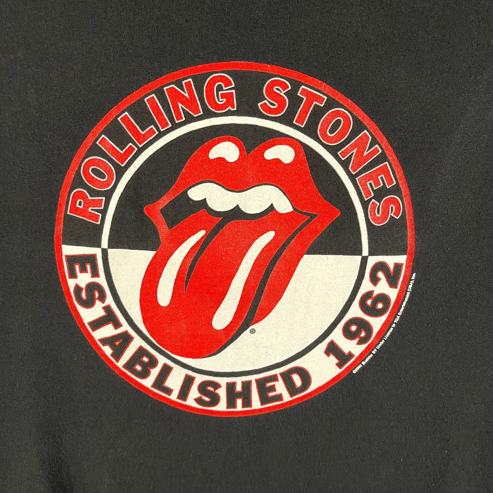Logo 7 VINTAGE Rolling Stones Shirt Mens Large Black Established 1962 Tongue Logo 2004 Size US L / EU 52-54 / 3 - 4 Thumbnail