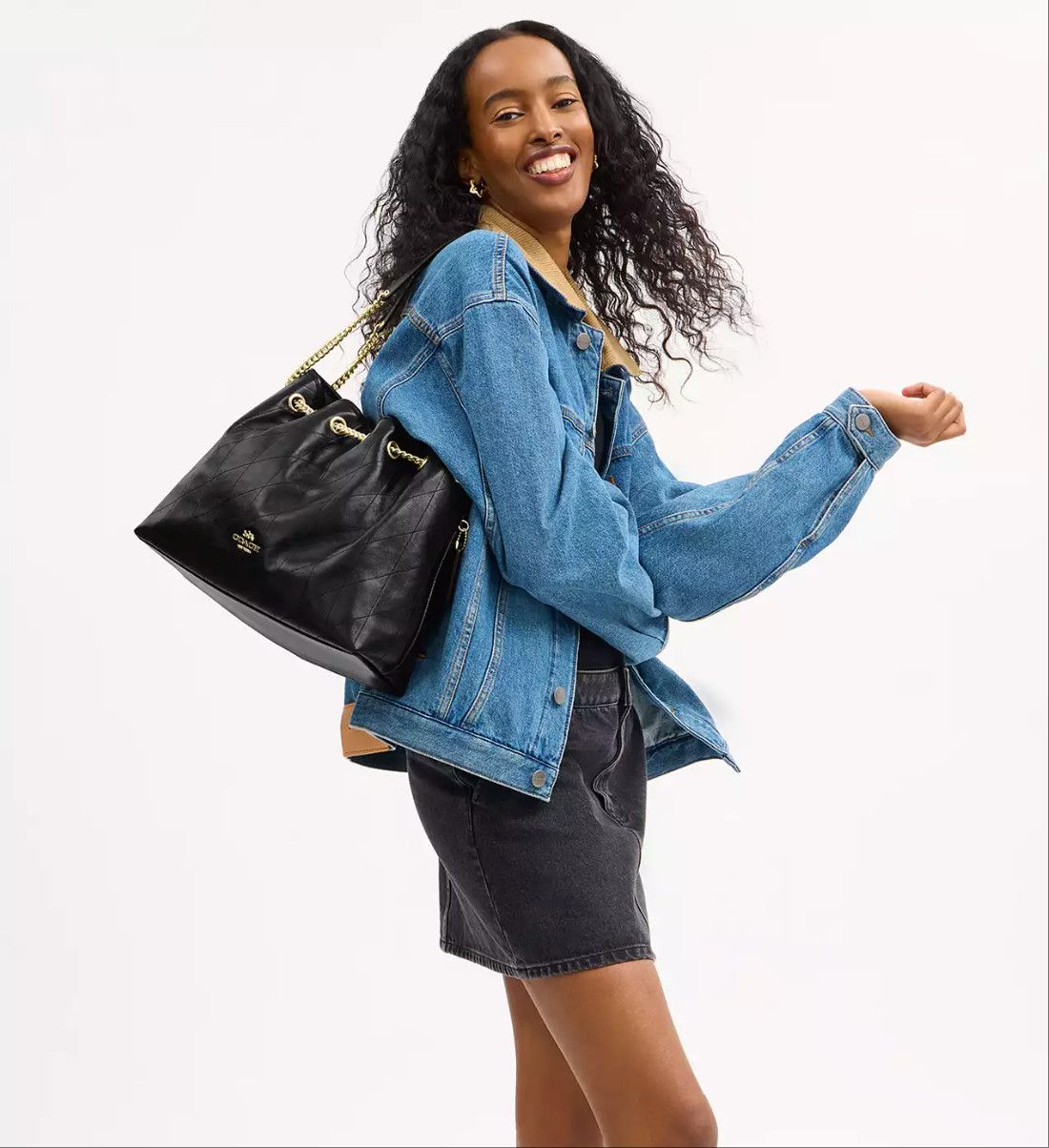 Coach Evelyn Shoulder Bag With Quilting CDR00 Size ONE SIZE - 11 Thumbnail